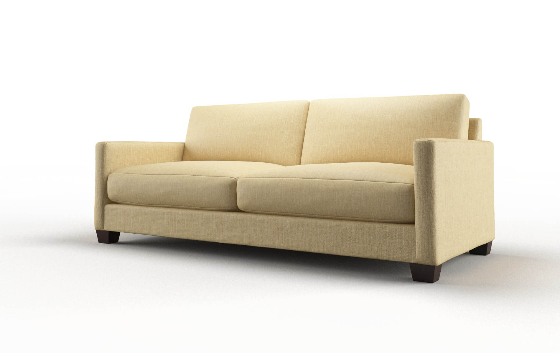 Dresden Malibu Maize Sofa espresso legs 4