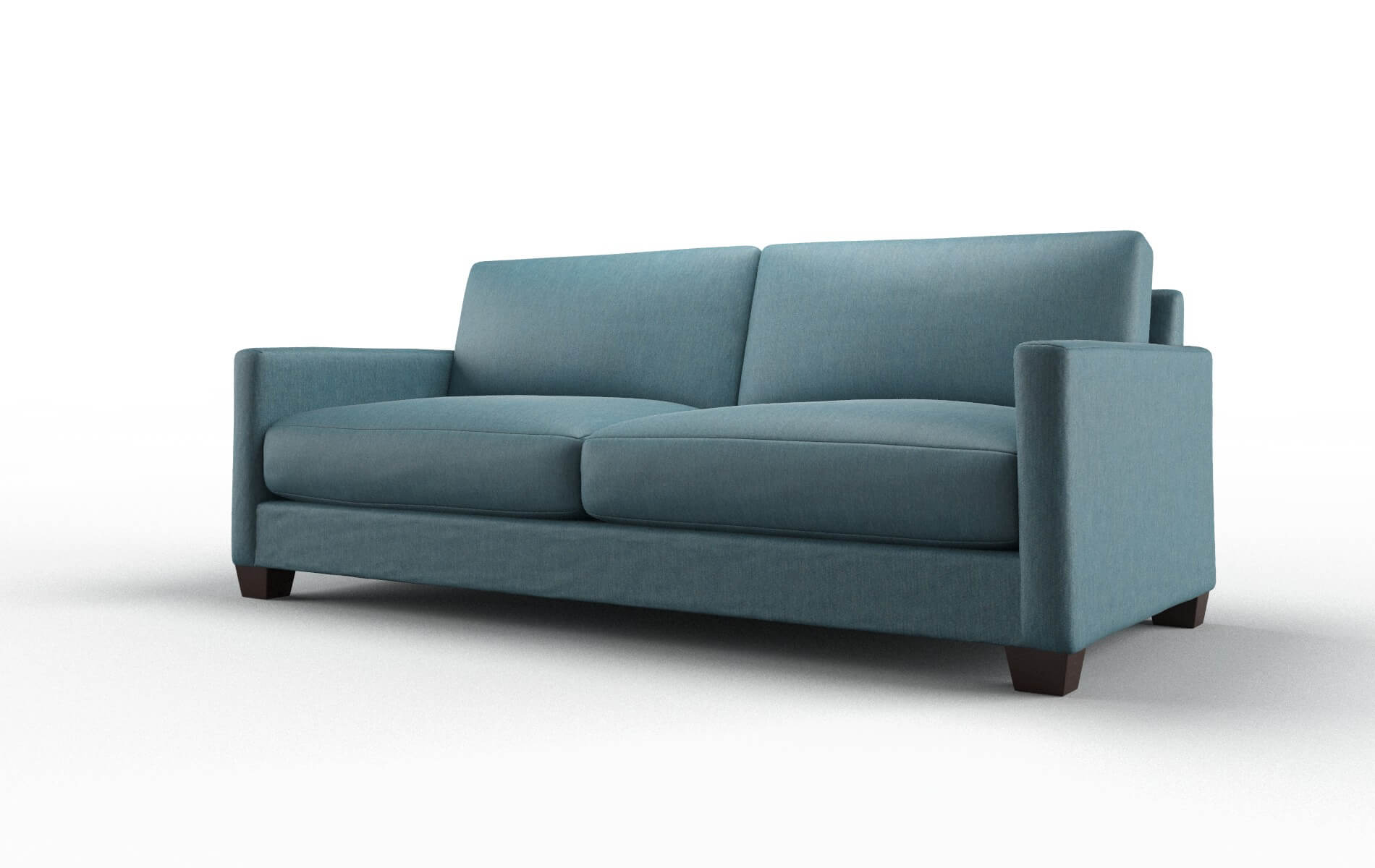 Dresden Merit Peacock Sofa espresso legs 4