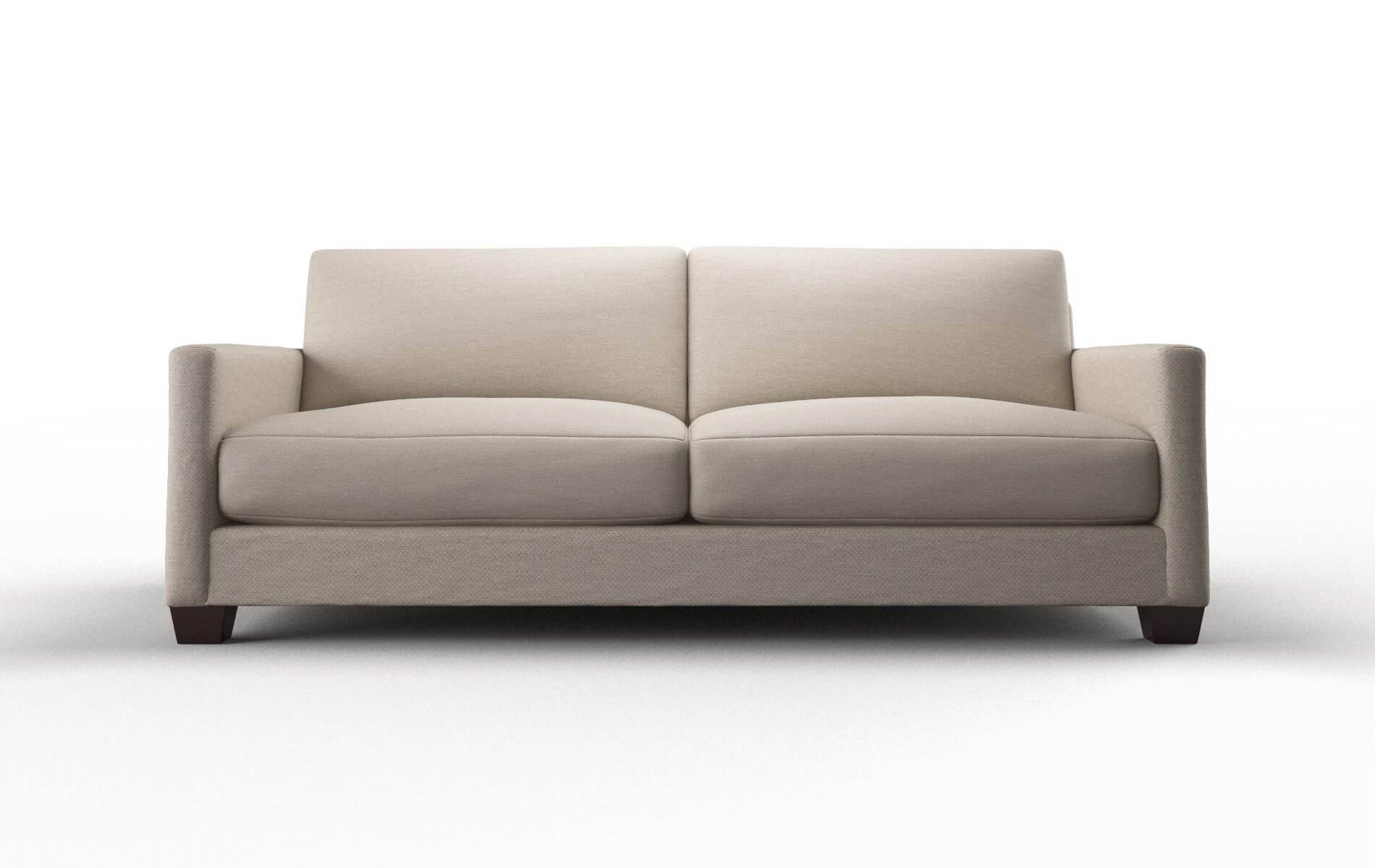 Dresden Naples Almond Sofa espresso legs 1
