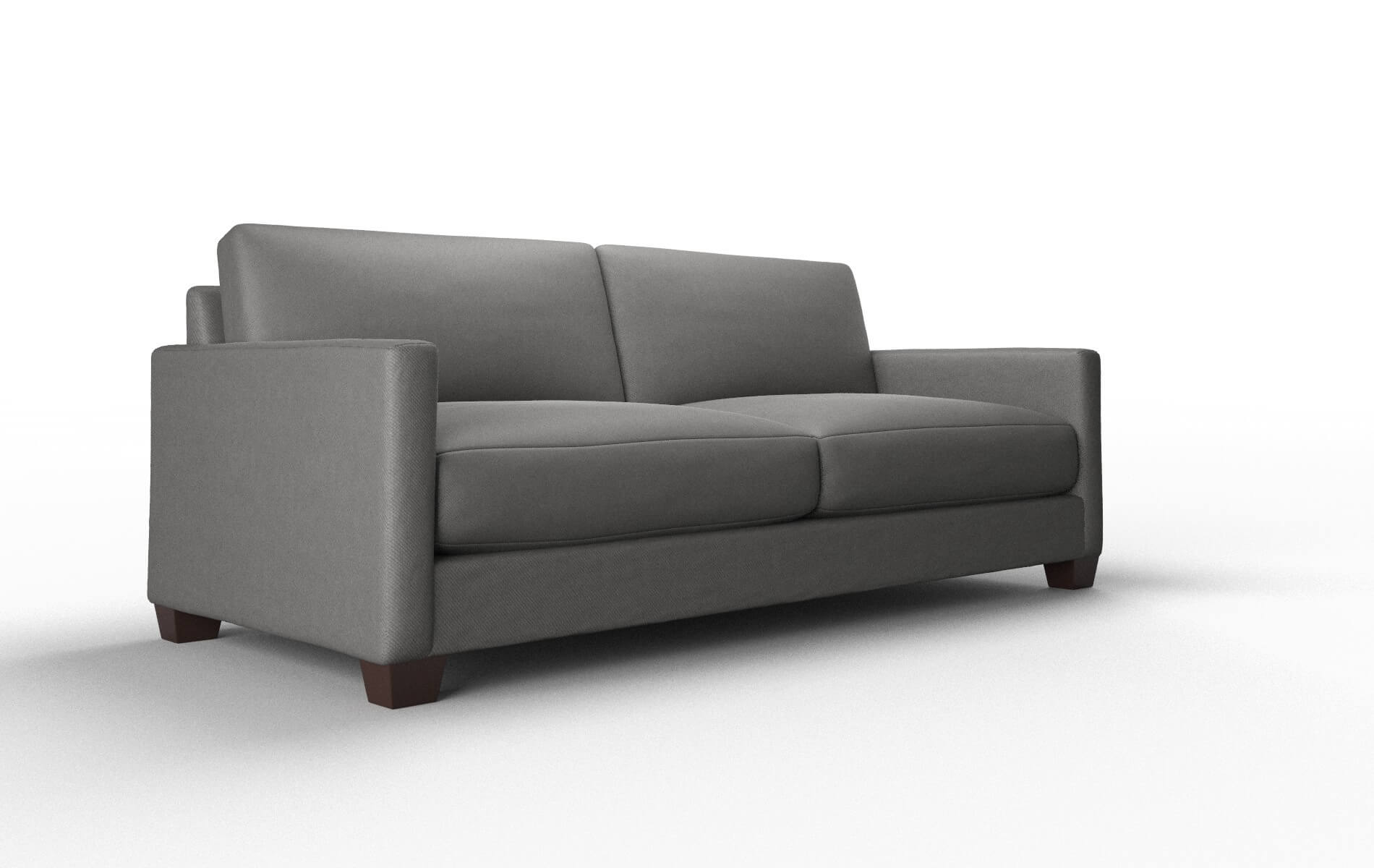 Dresden Oakley Charcoal Sofa espresso legs 2
