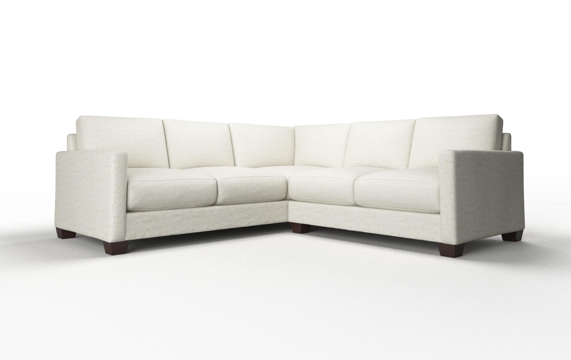 Dresden Oceanside Birch Sectional espresso legs