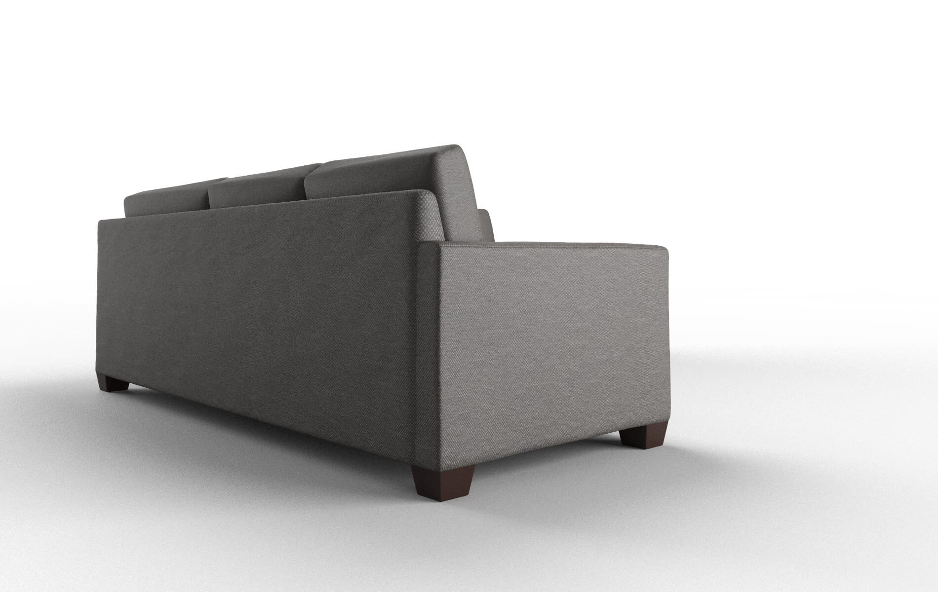 Dresden Oscar Grey Sectional espresso legs 3