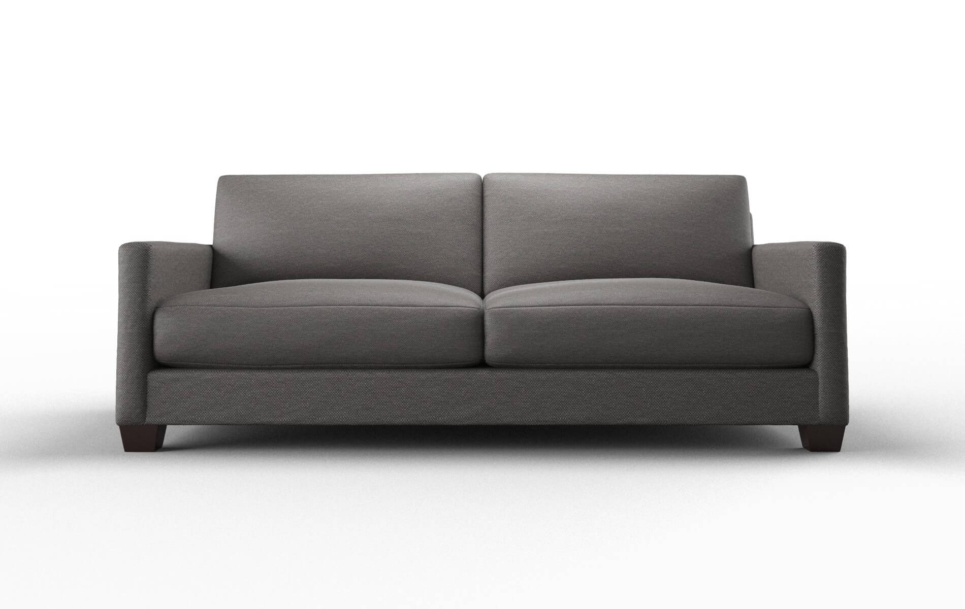 Dresden Oscar Grey Sofa espresso legs 1