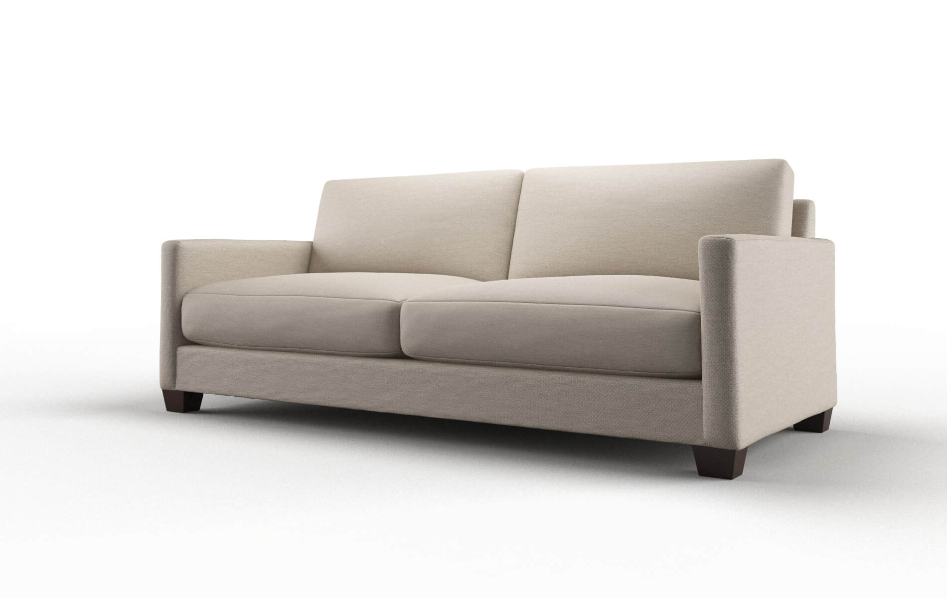 Dresden Oscar Linen Sofa espresso legs 4