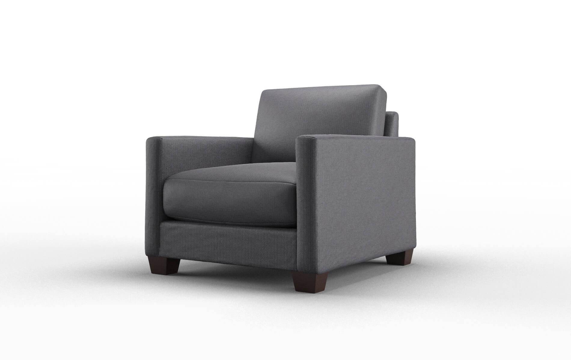 Dresden Parker Charcoal Chair espresso legs 4