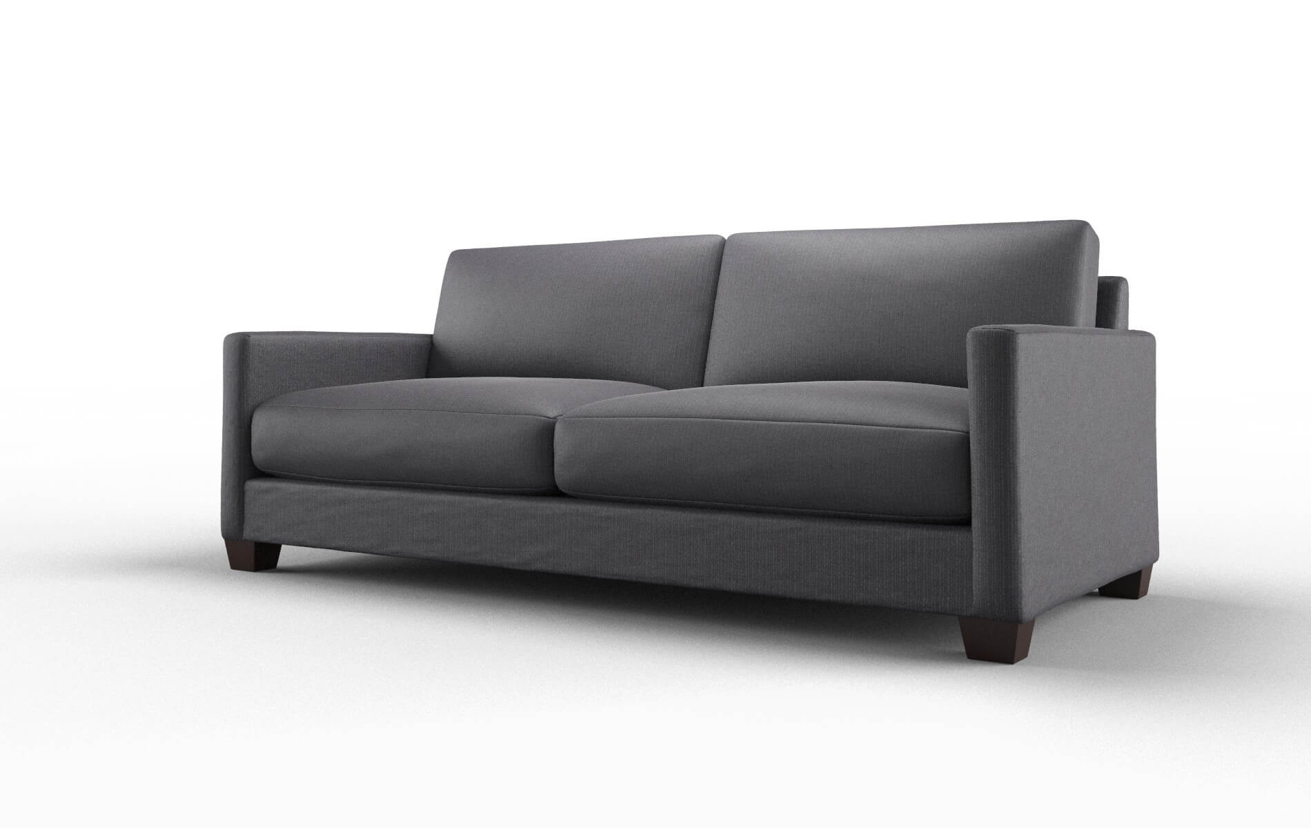 Dresden Parker Charcoal Sofa espresso legs 4
