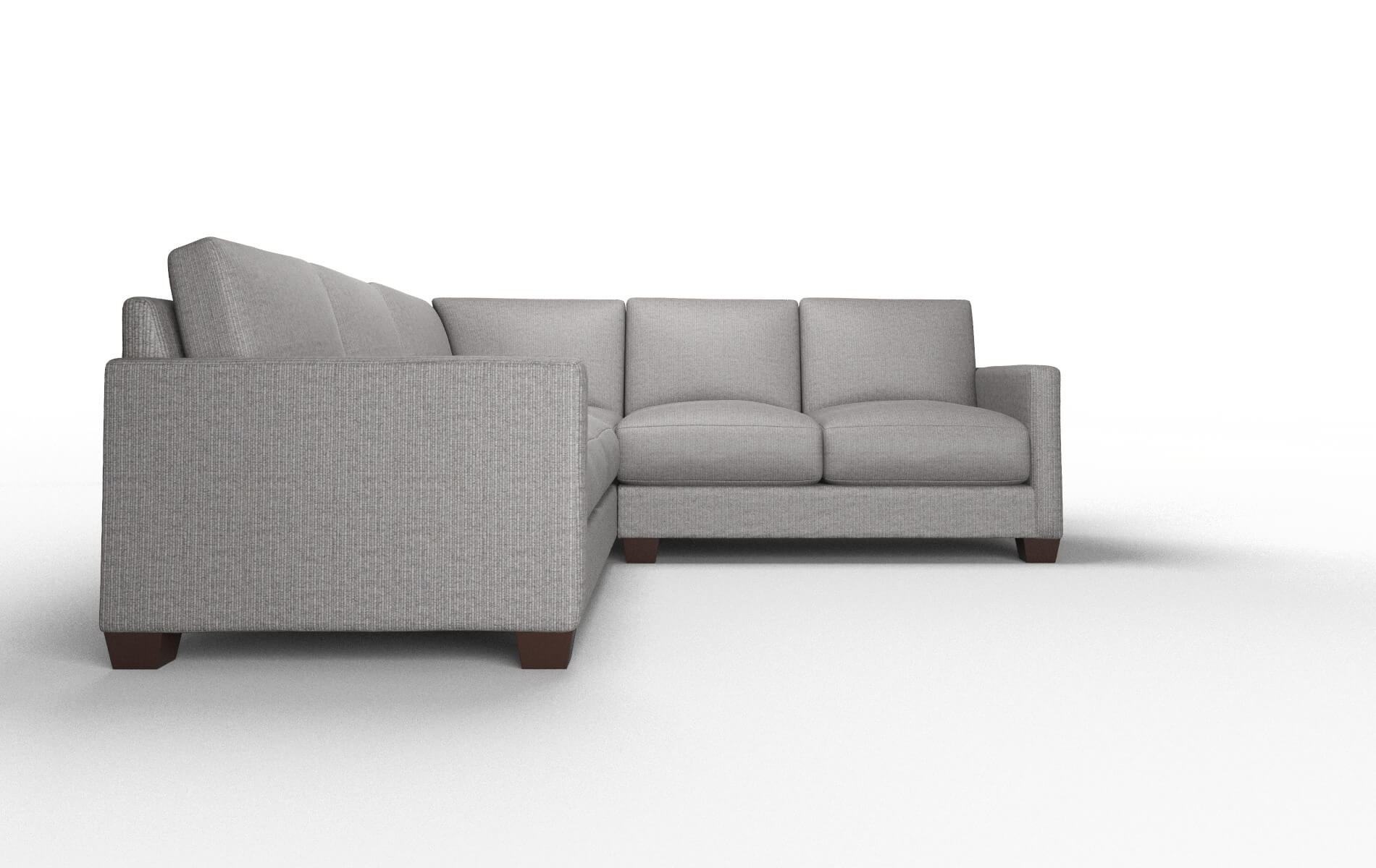 Dresden Parker Graphite Sectional espresso legs 2