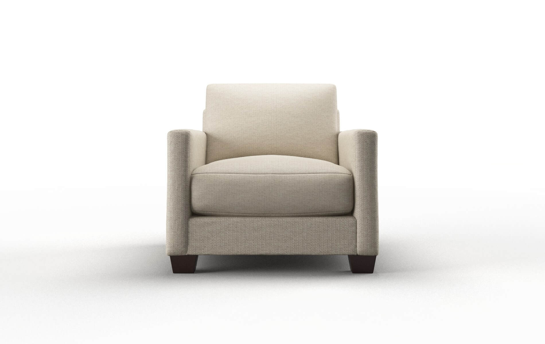 Dresden Parker linen Chair Espresso Legs  1