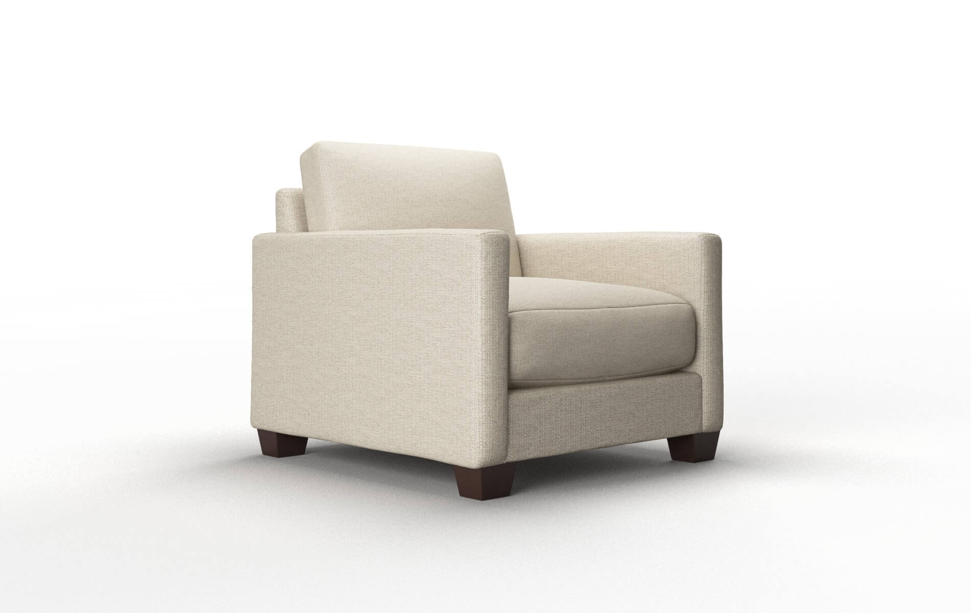 Dresden Parker Linen Chair espresso legs 2
