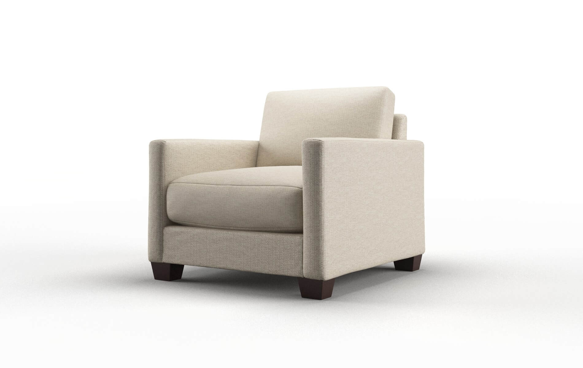 Dresden Parker Linen Chair espresso legs 4