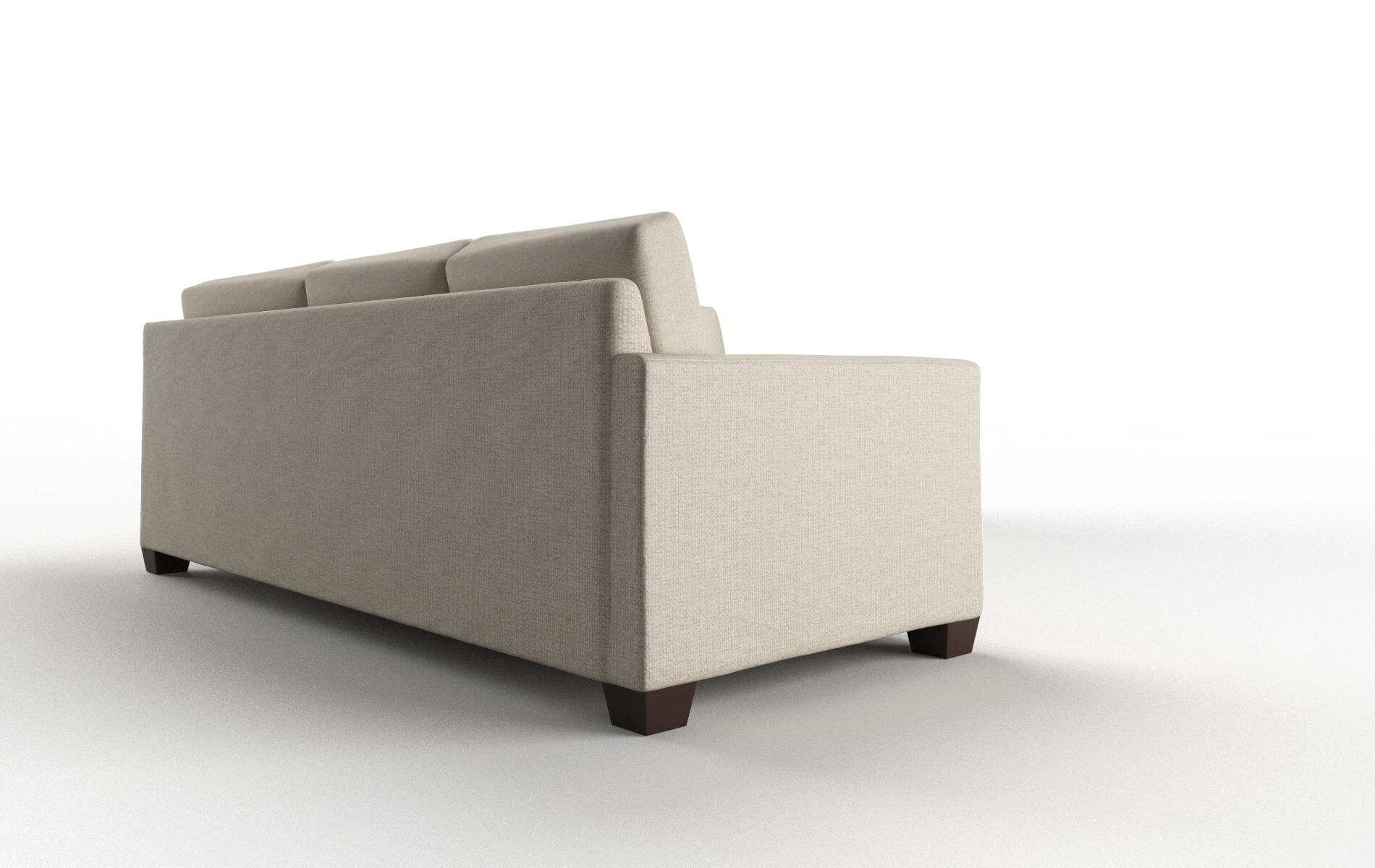 Dresden Parker Linen Sectional espresso legs 3