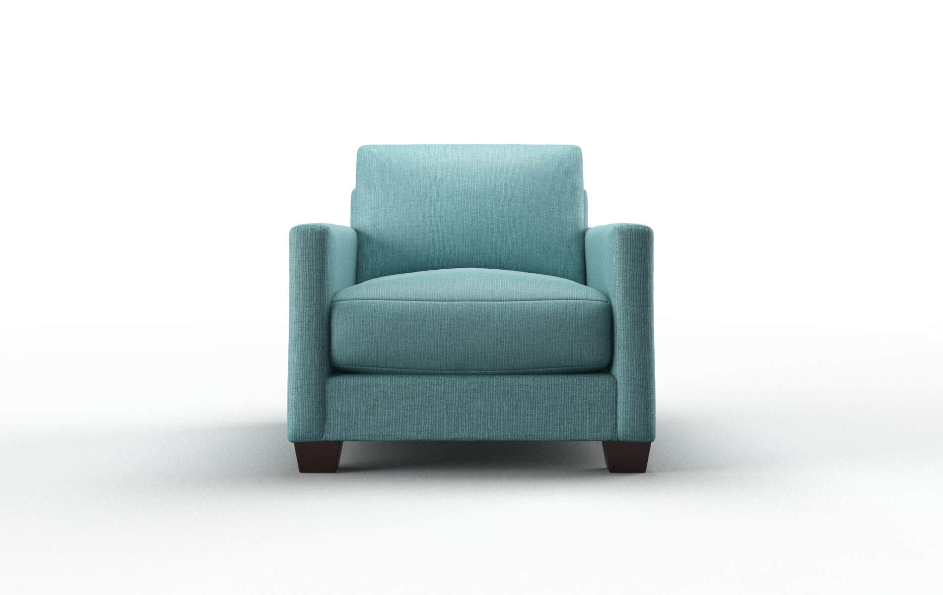 Dresden Parker Turquoise Chair espresso legs 1