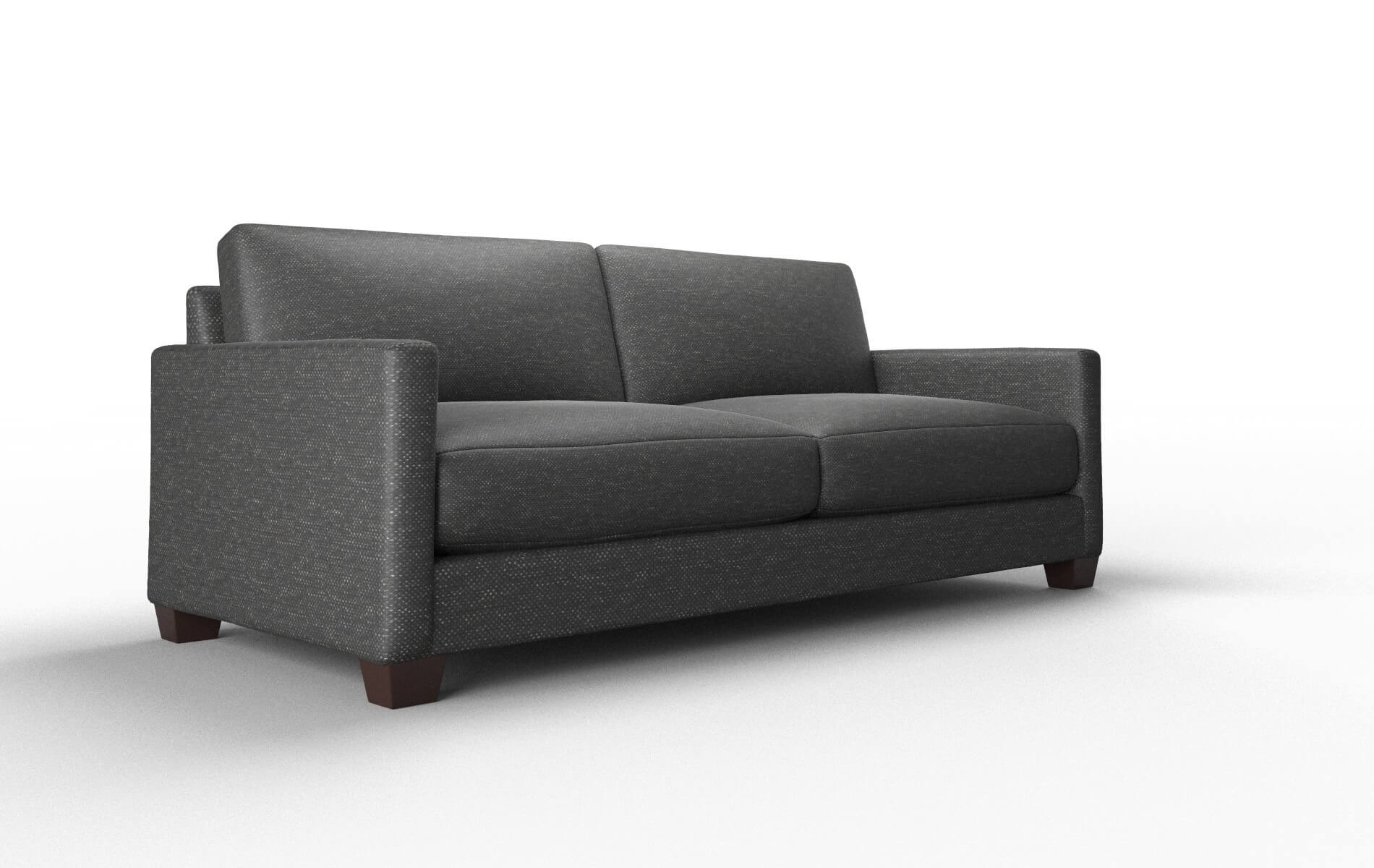 Dresden Phoenix Charcoal Sofa espresso legs 2