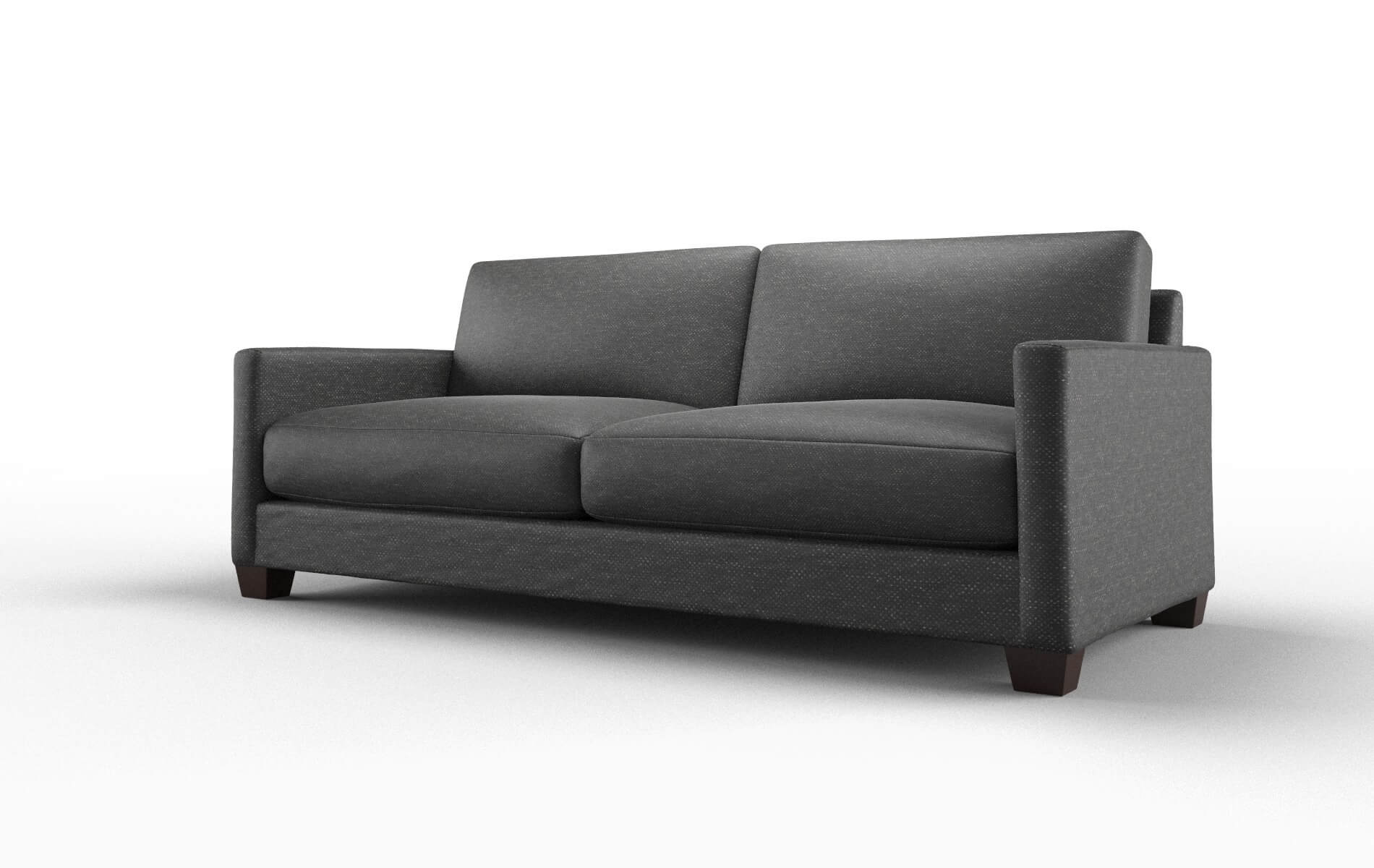 Dresden Phoenix Charcoal Sofa espresso legs 4