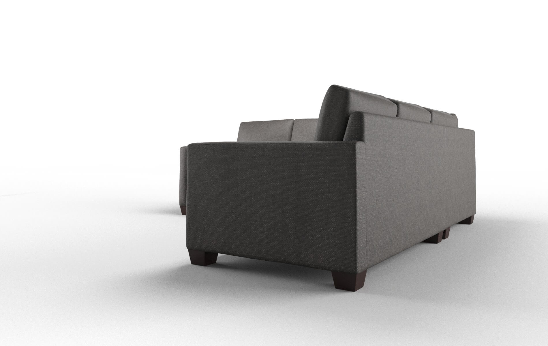Dresden Phoenix Chocolate Sectional espresso legs 4