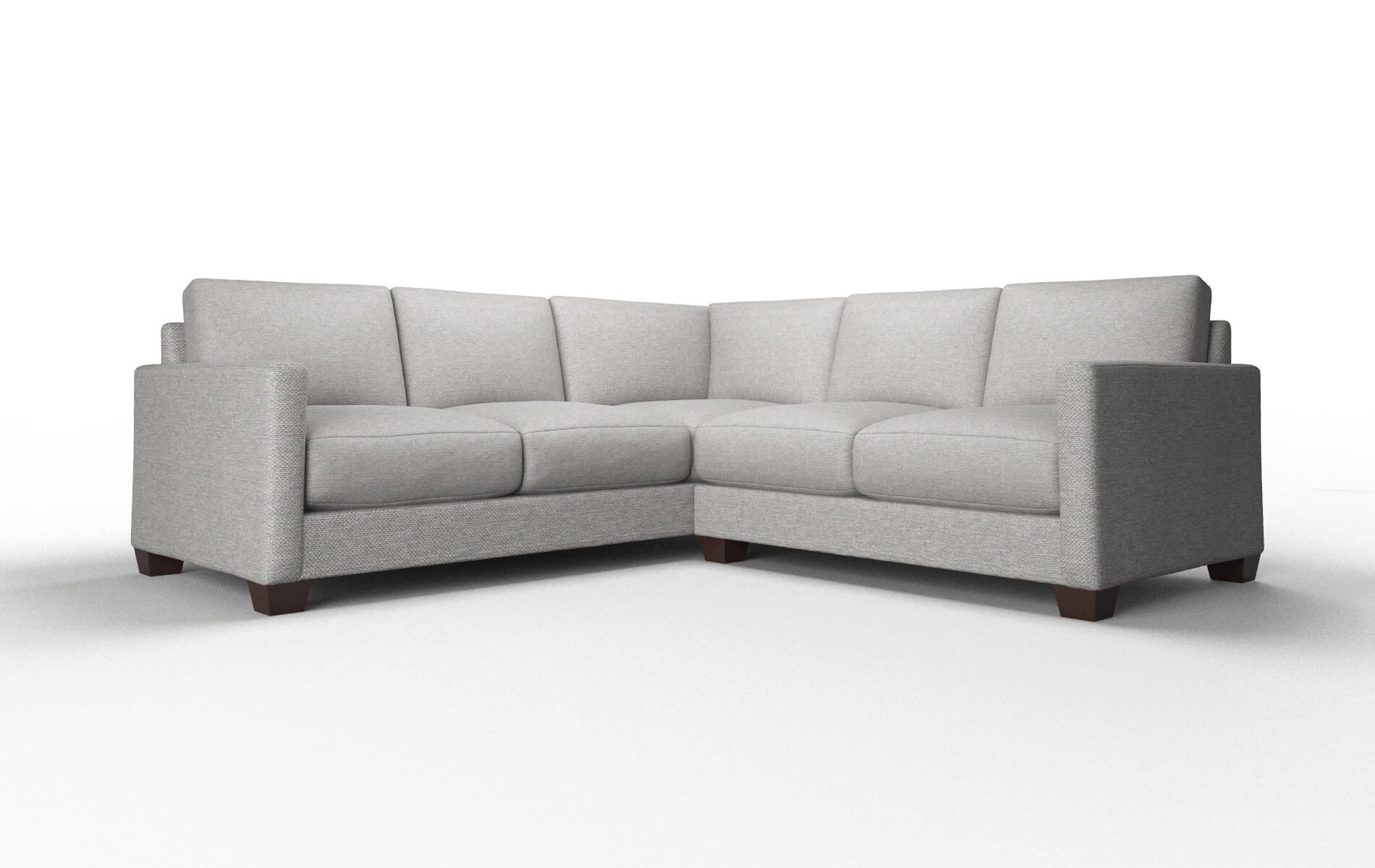 Dresden Phoenix Smoke Sectional espresso legs 1