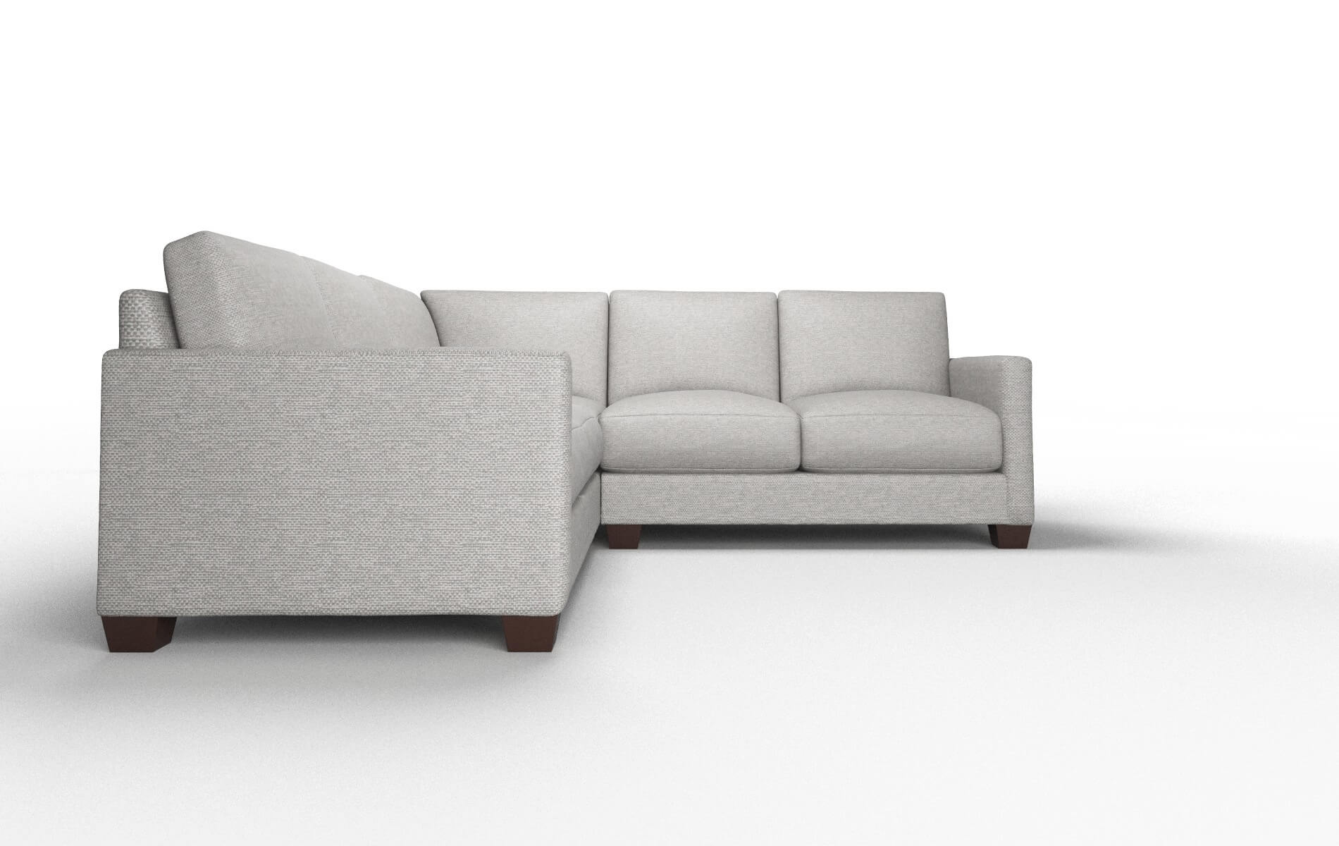 Dresden Phoenix Smoke Sectional espresso legs 2