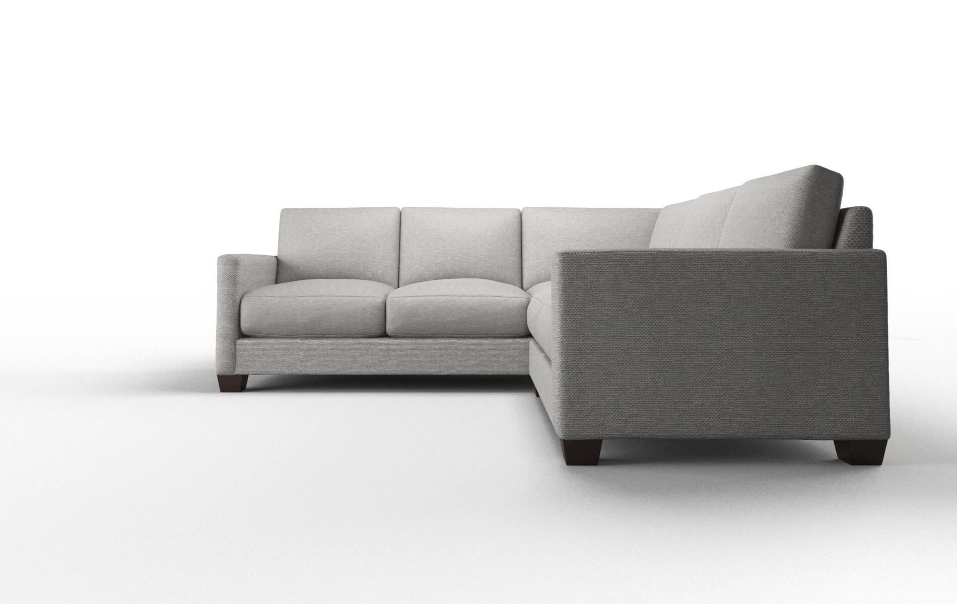 Dresden Phoenix Smoke Sectional espresso legs 5