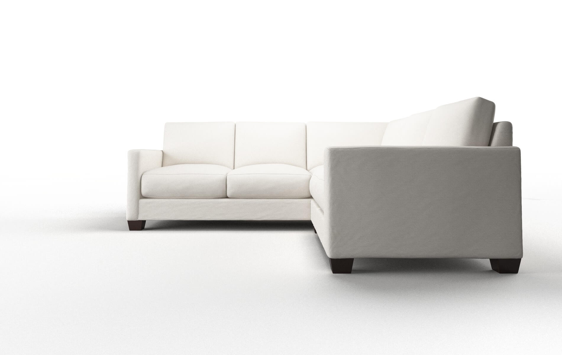 Dresden Redondo Pearl Sectional espresso legs 5