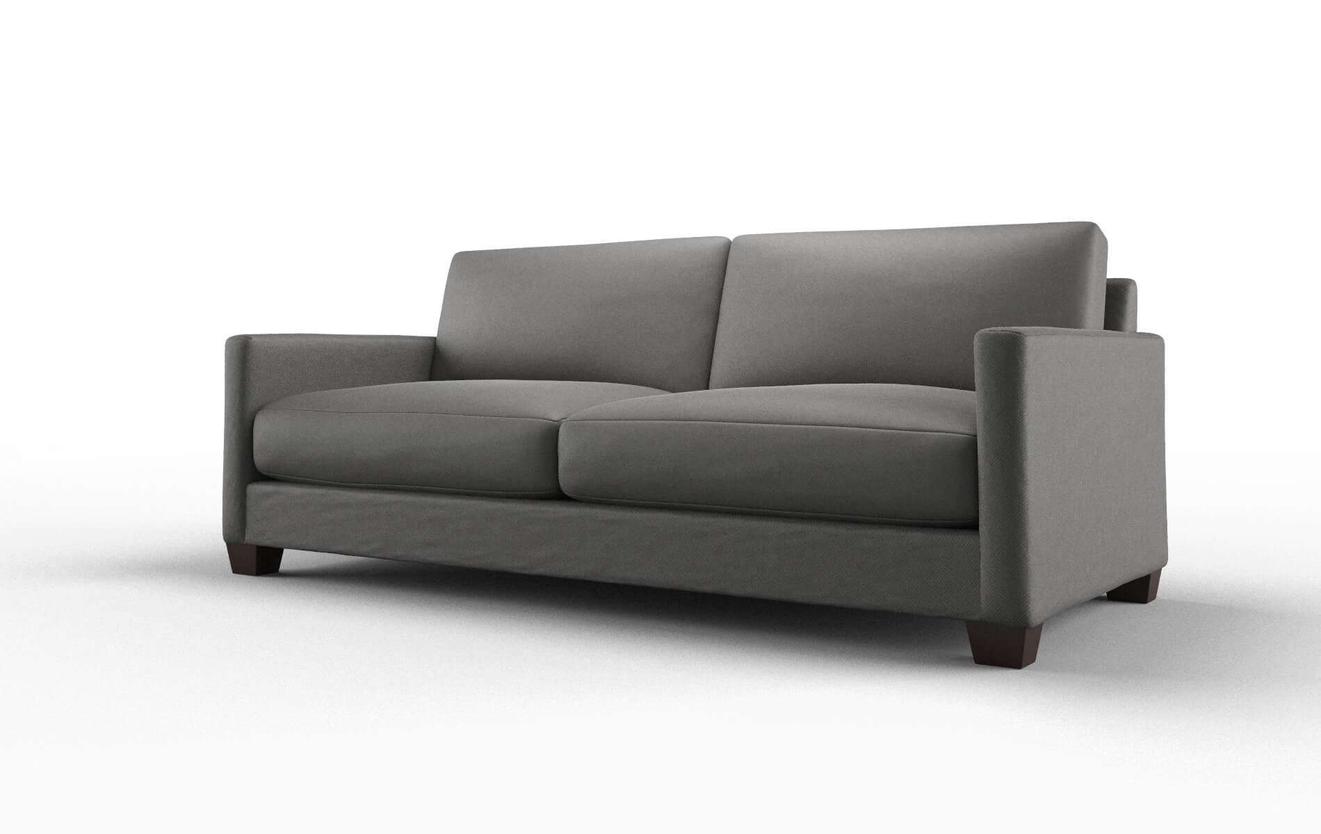 Dresden Rocket Charcoal Sofa espresso legs 4