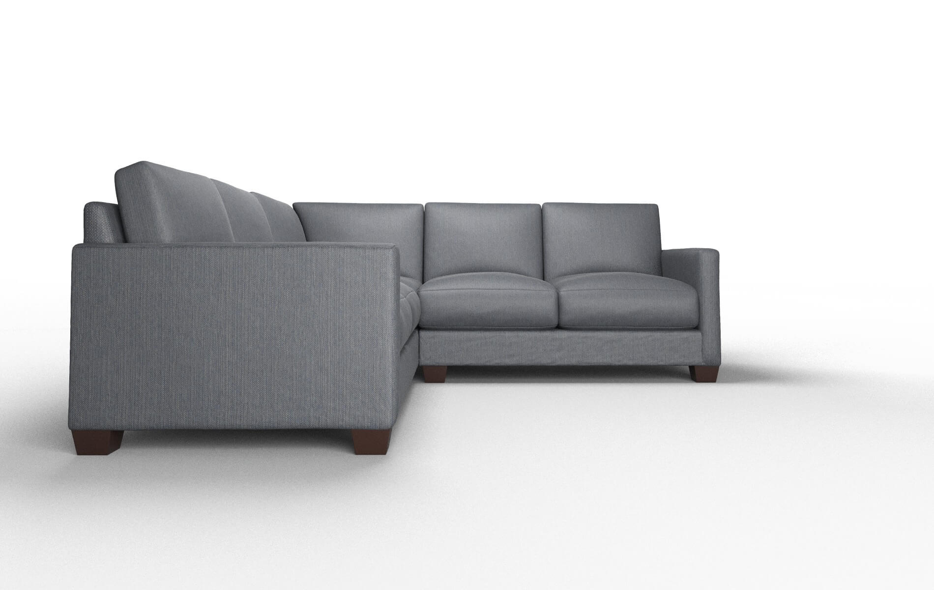 Dresden Rocket Eclipse Sectional espresso legs 2