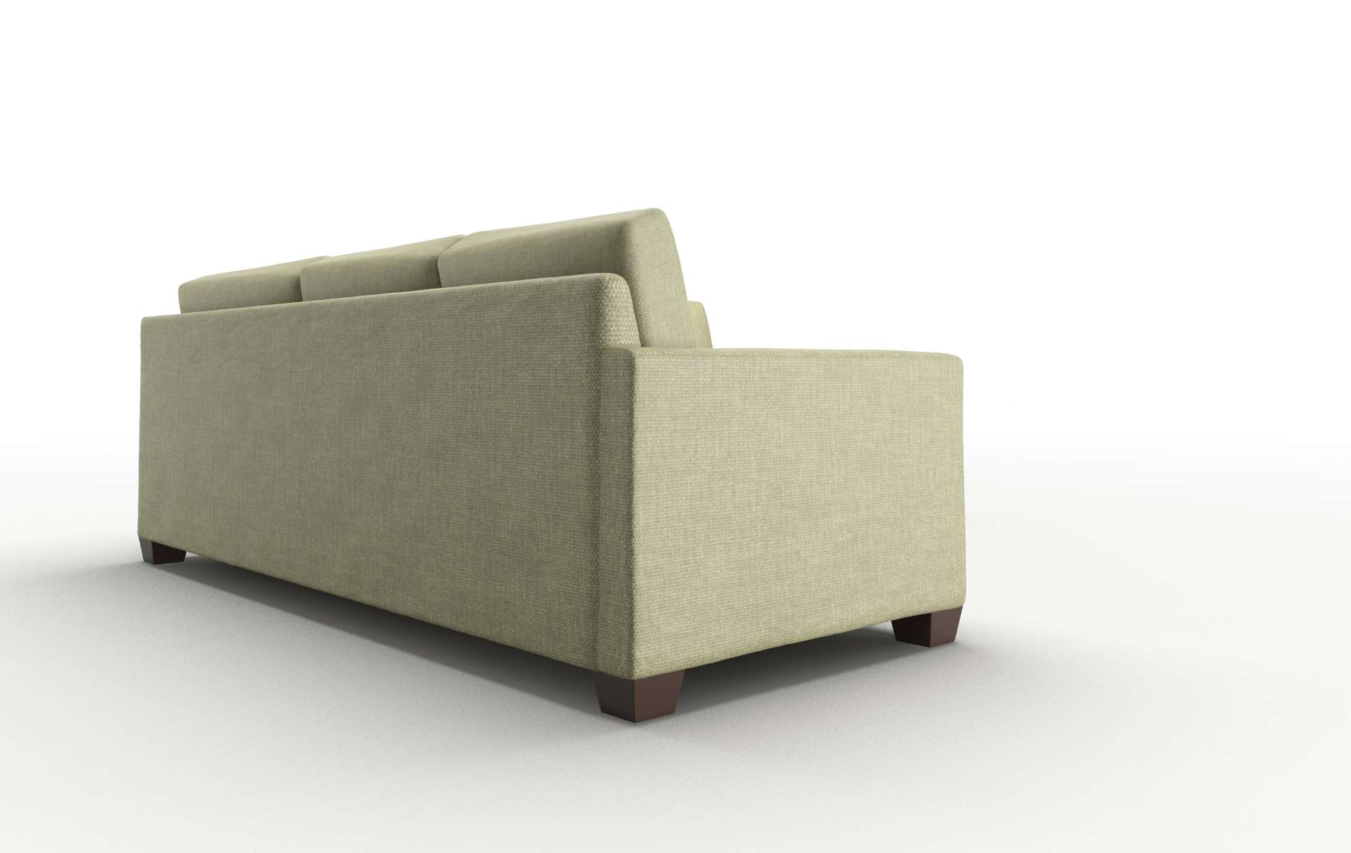 Dresden Rocket Evergreen Sectional espresso legs 3
