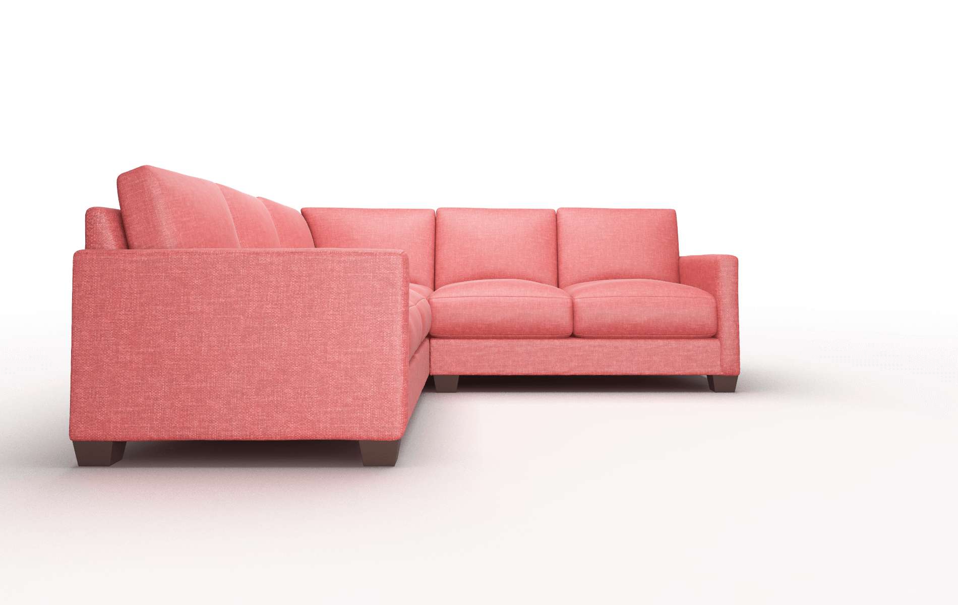Dresden Royale Berry Sectional espresso legs 2