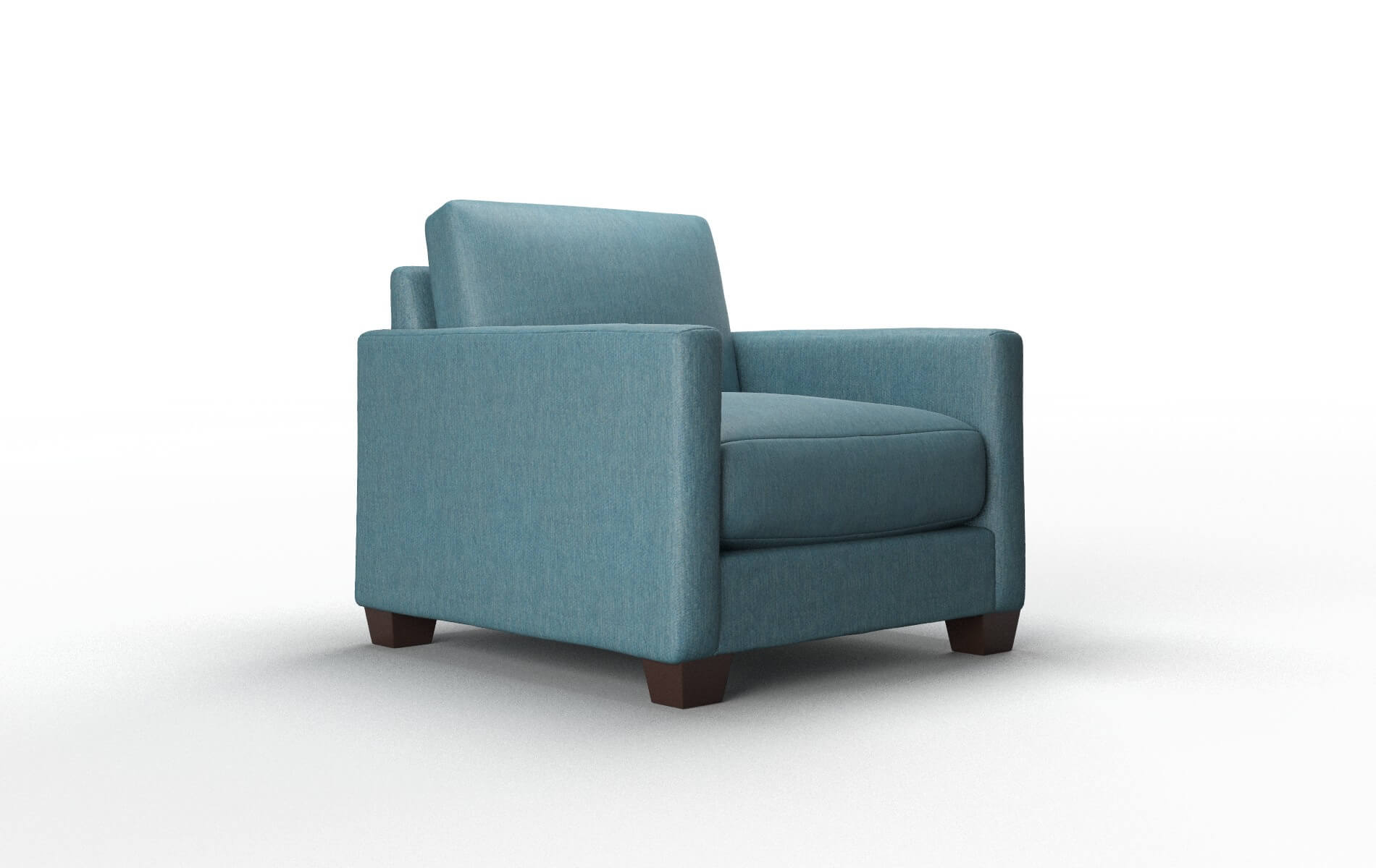 Dresden Royale Electric_blue Chair espresso legs 2