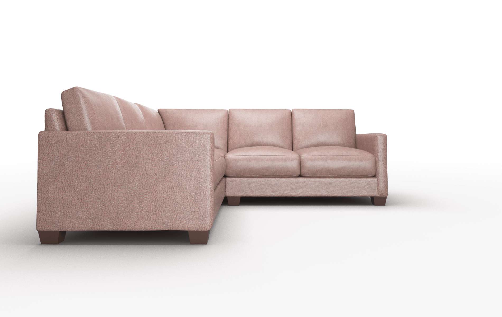 Dresden Royale Mocha Sectional espresso legs 2