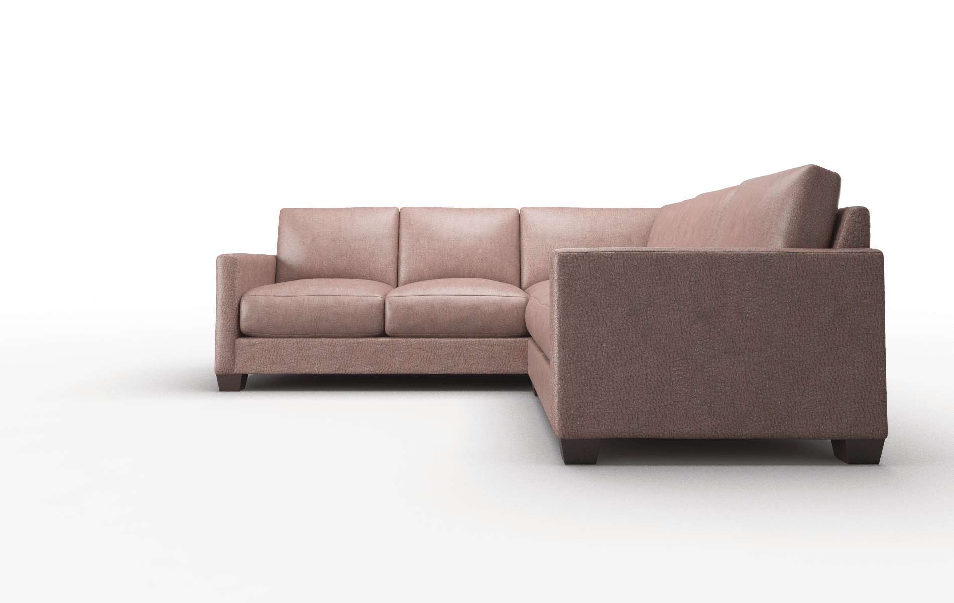 Dresden Royale Mocha Sectional espresso legs 5