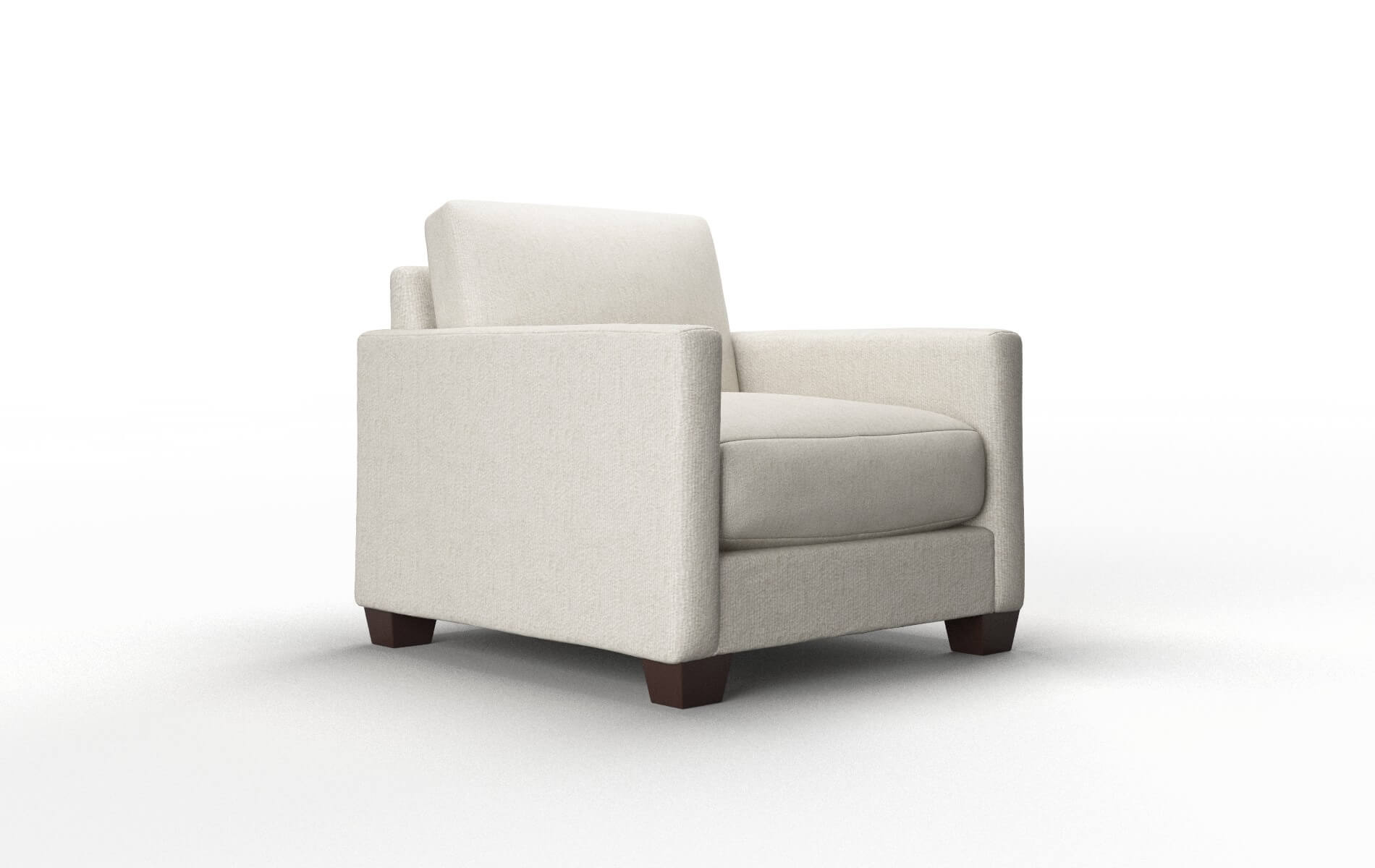 Dresden Sasha Linen Chair espresso legs 2