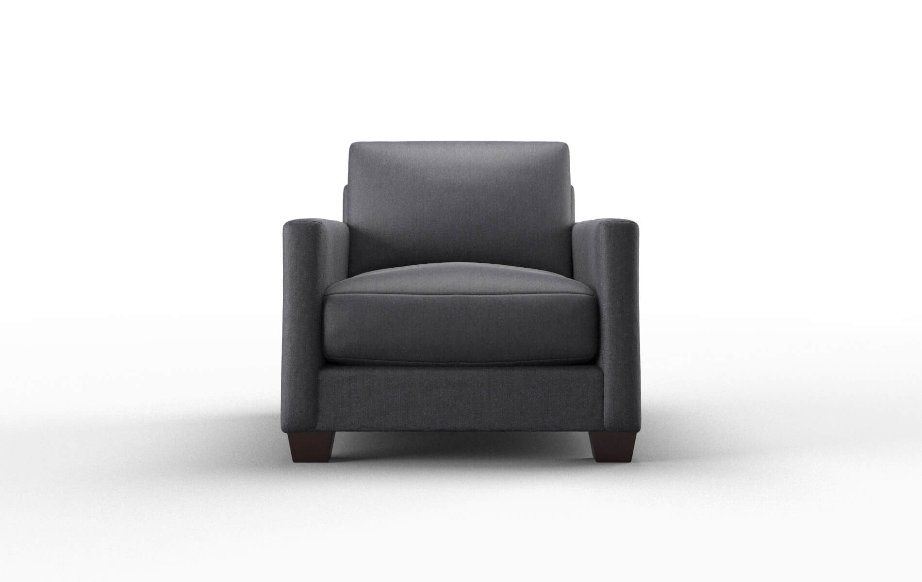 Dresden Sasha navy Chair Espresso Legs  1