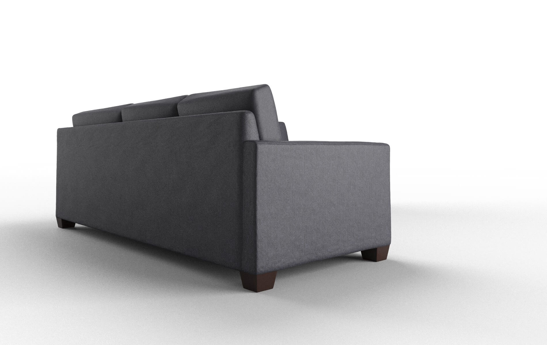 Dresden Sasha Navy Sectional espresso legs 3