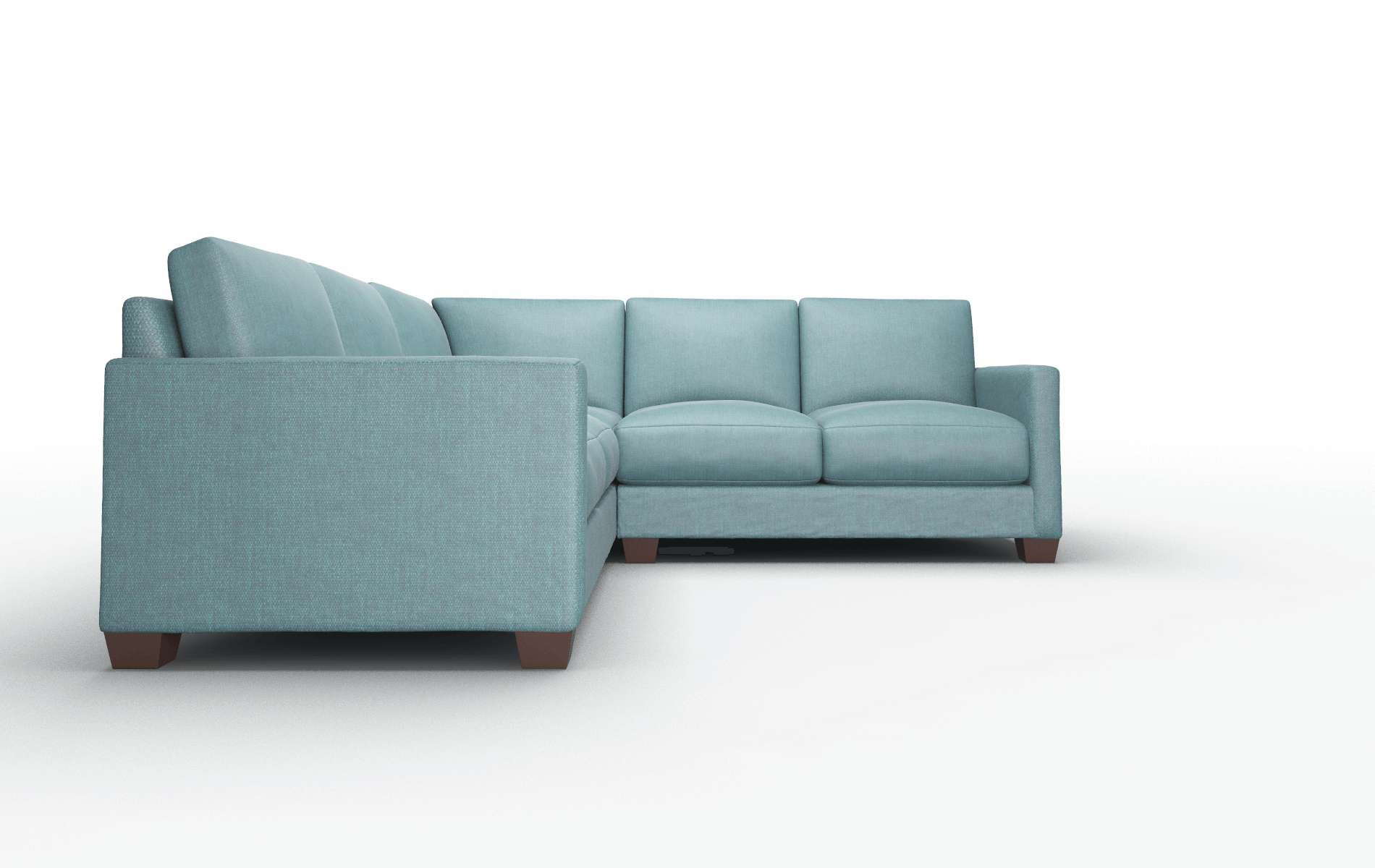 Dresden Simplex Blue_moon Sectional espresso legs 2