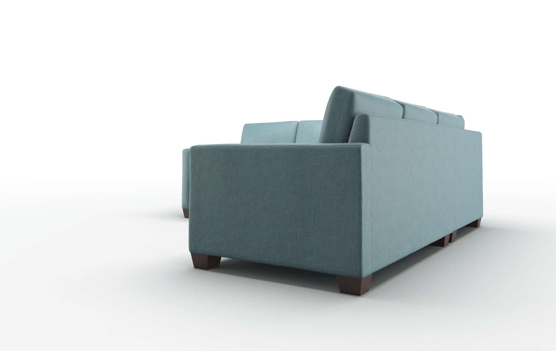 Dresden Simplex Blue_moon Sectional espresso legs 4