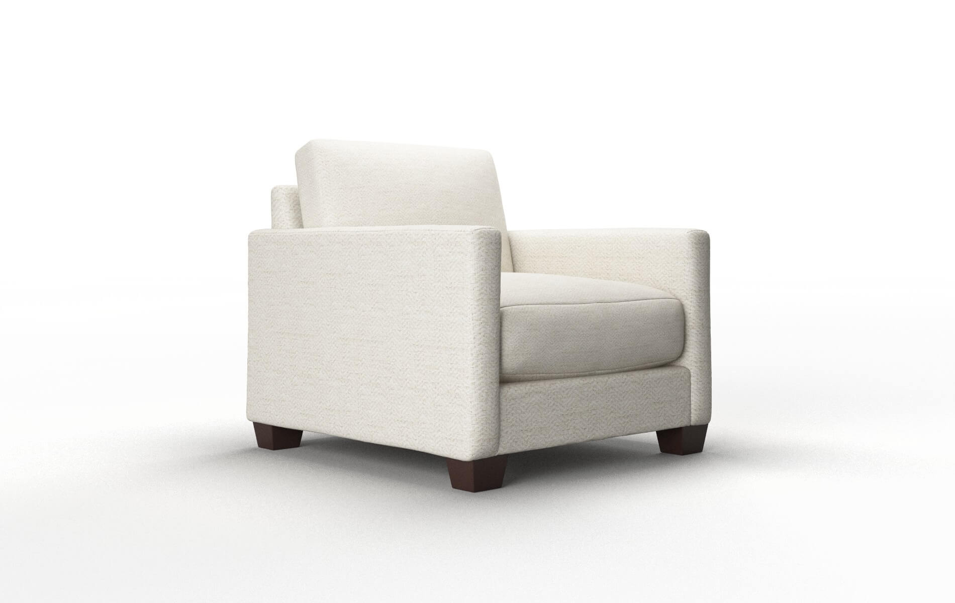 Dresden Venus Cream Chair espresso legs 2