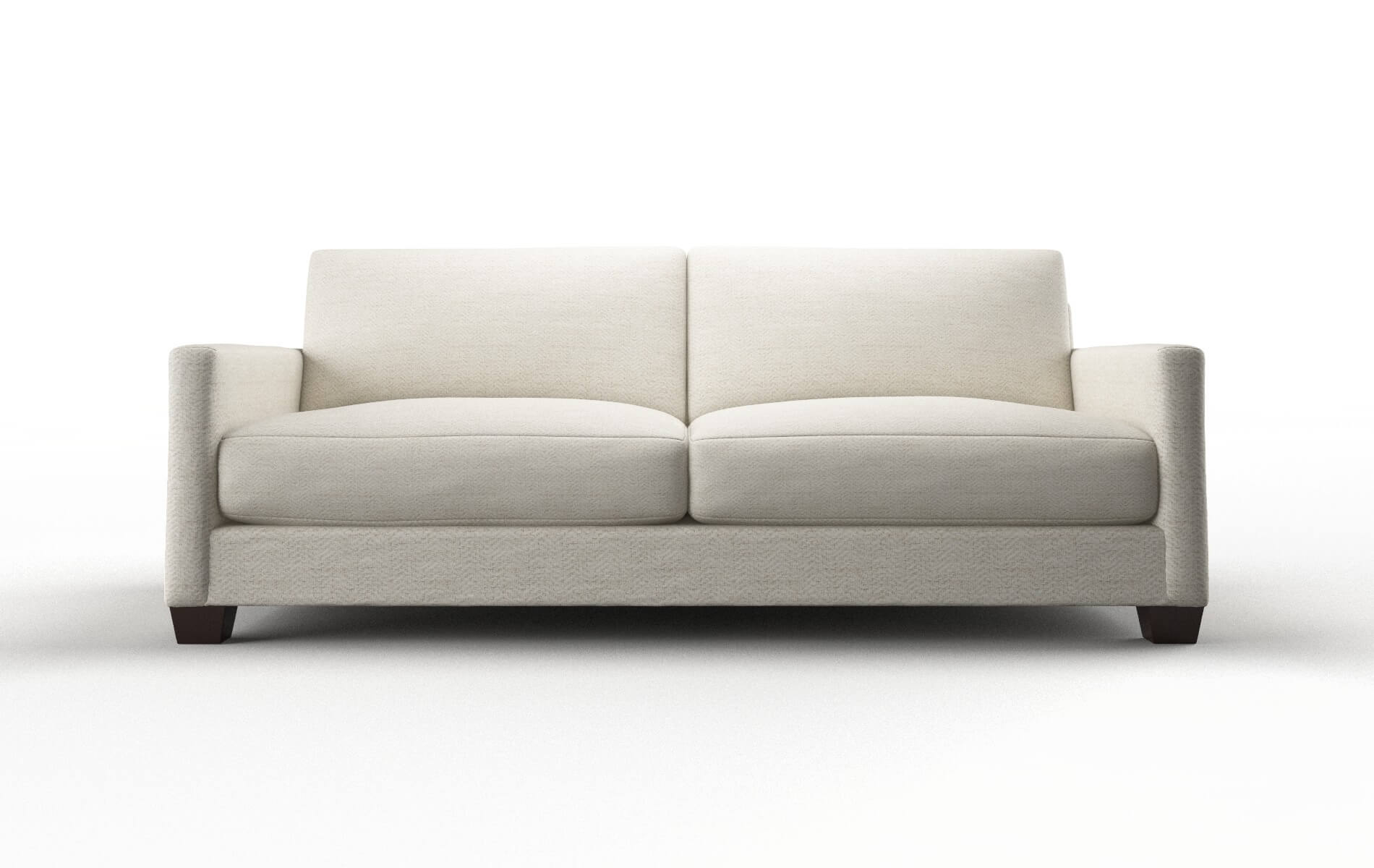 Dresden Venus Cream Sofa espresso legs 1