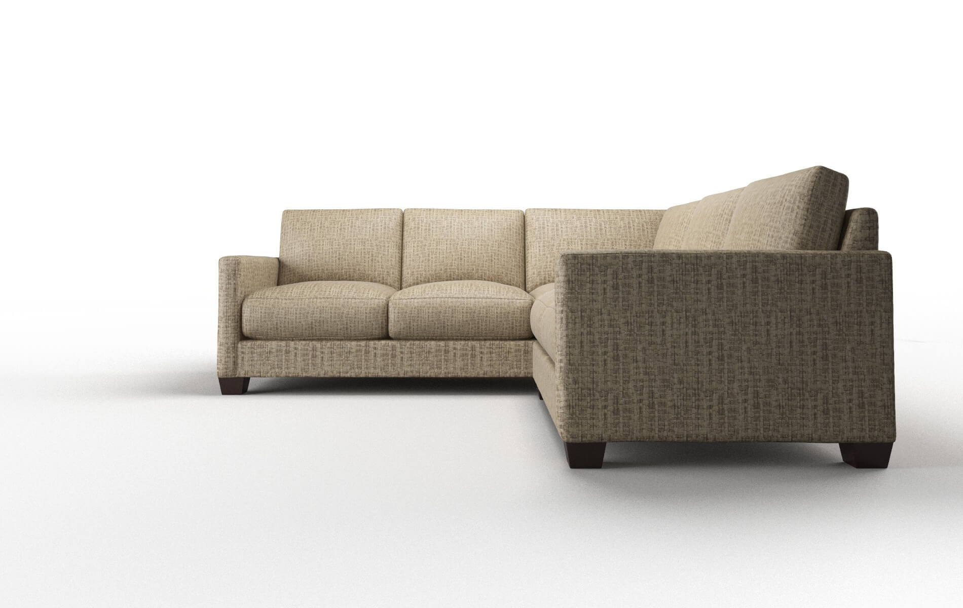 Dresden Venus Mocha Sectional espresso legs 5