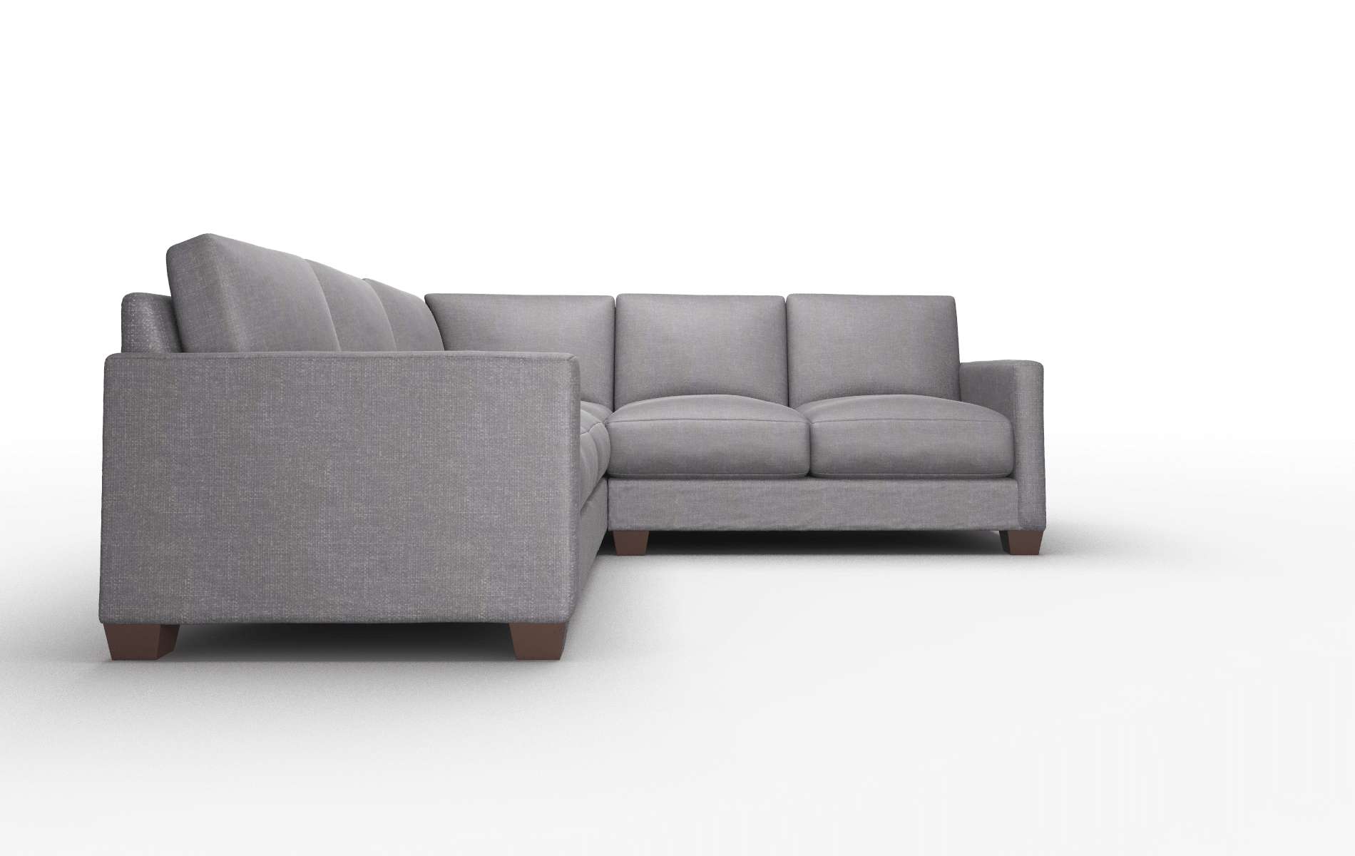 Dresden Venus Onyx Sectional espresso legs 2
