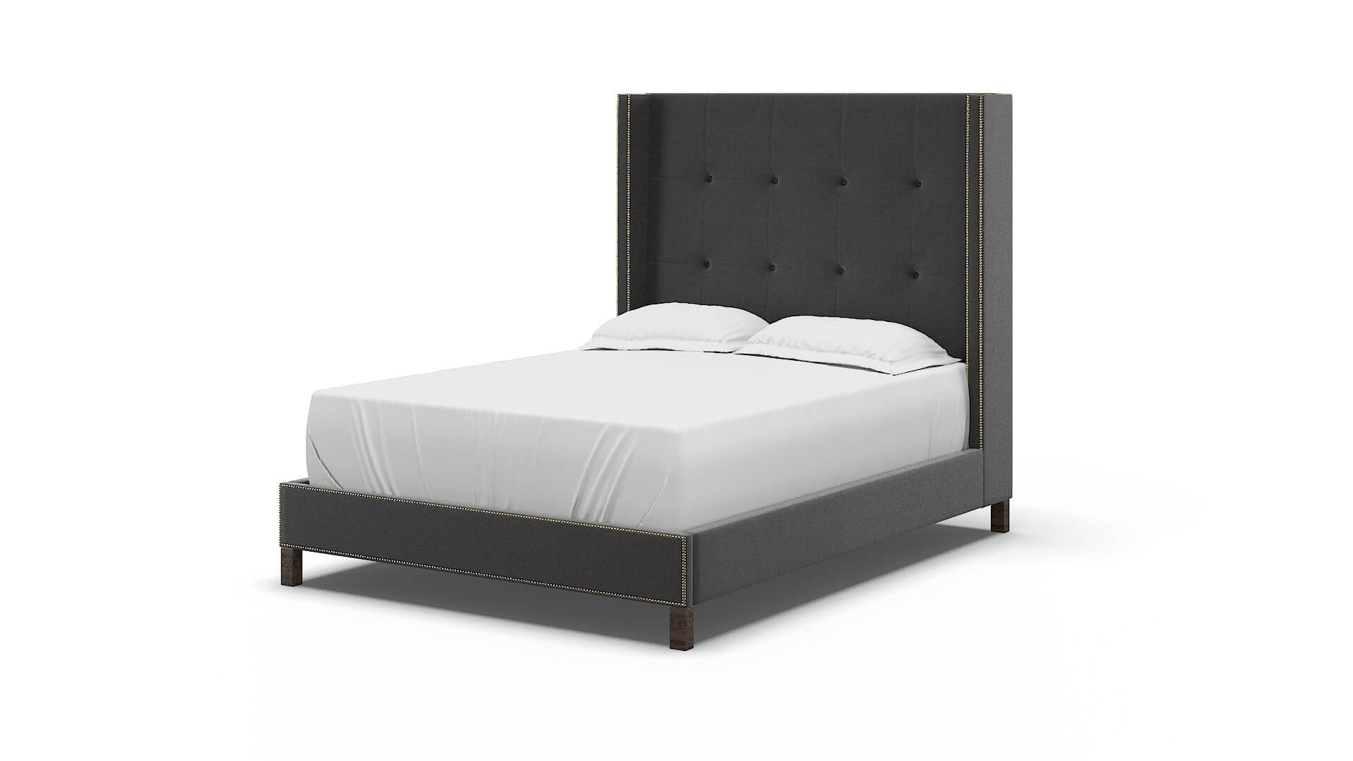 Elias Catalina Charcoal Bed espresso legs 5