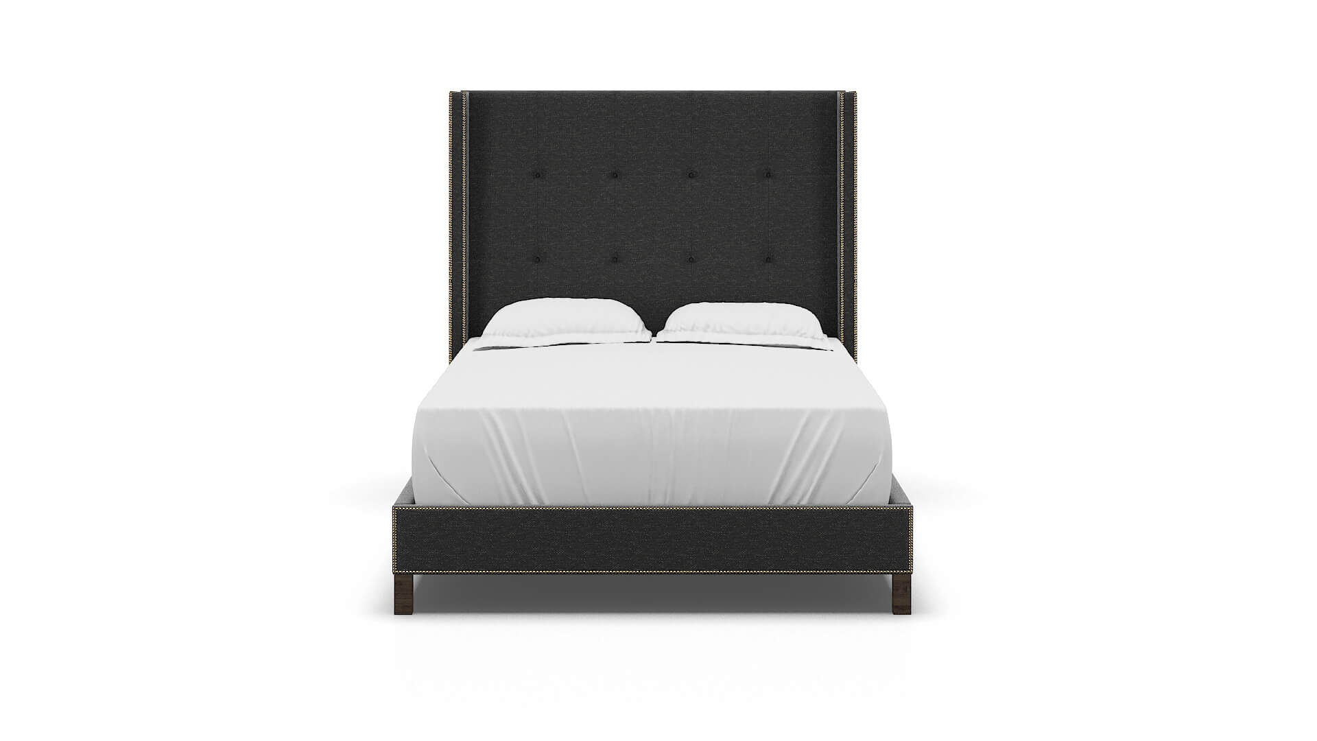 Elias Chance Denim Bed espresso legs 1