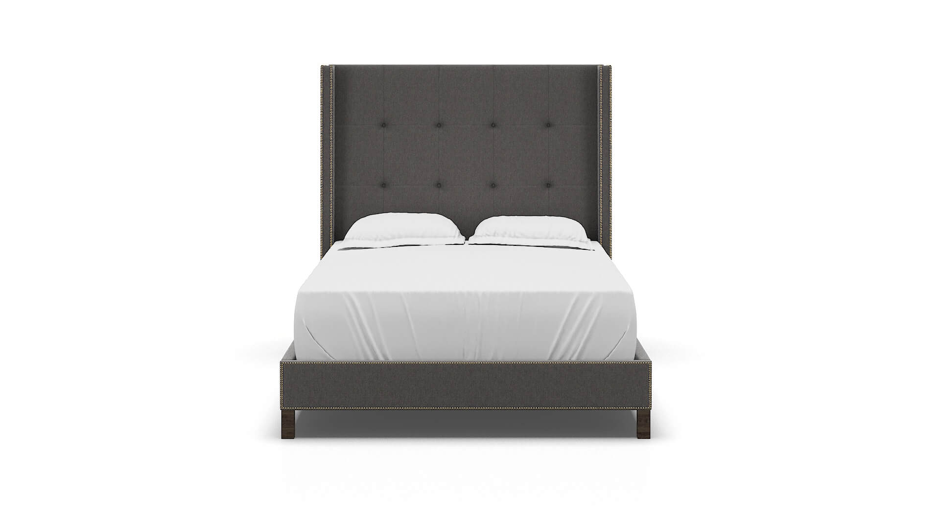 Elias Cosmo Charcoal Bed espresso legs 1