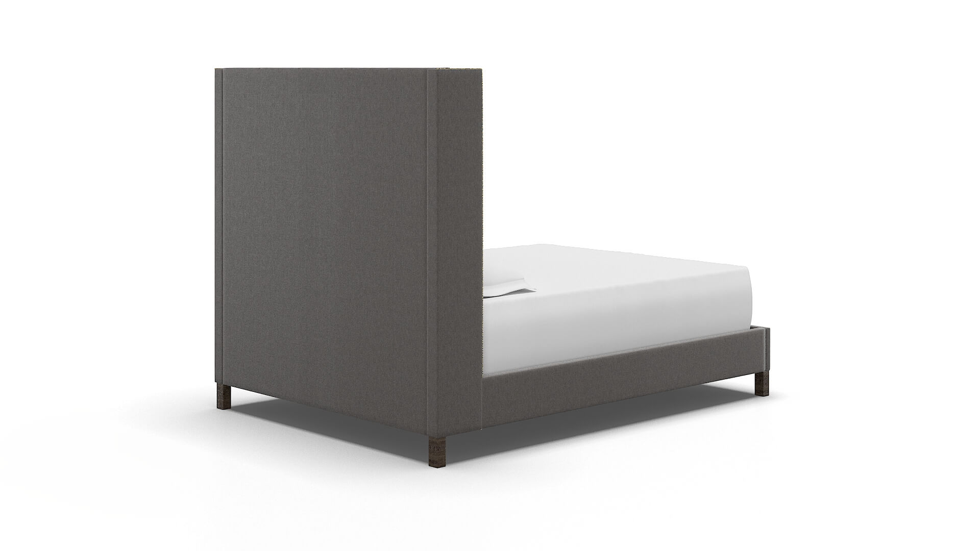 Elias Cosmo Charcoal Bed espresso legs 4