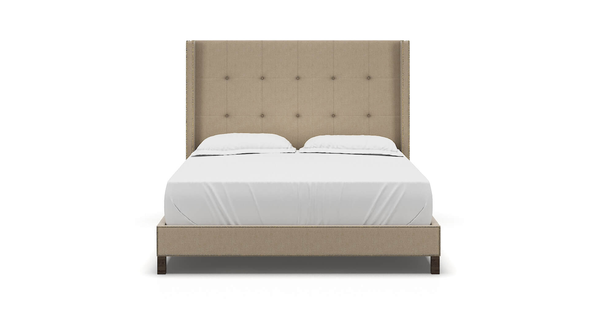 Elias Cosmo Fawn Bed King espresso legs 1