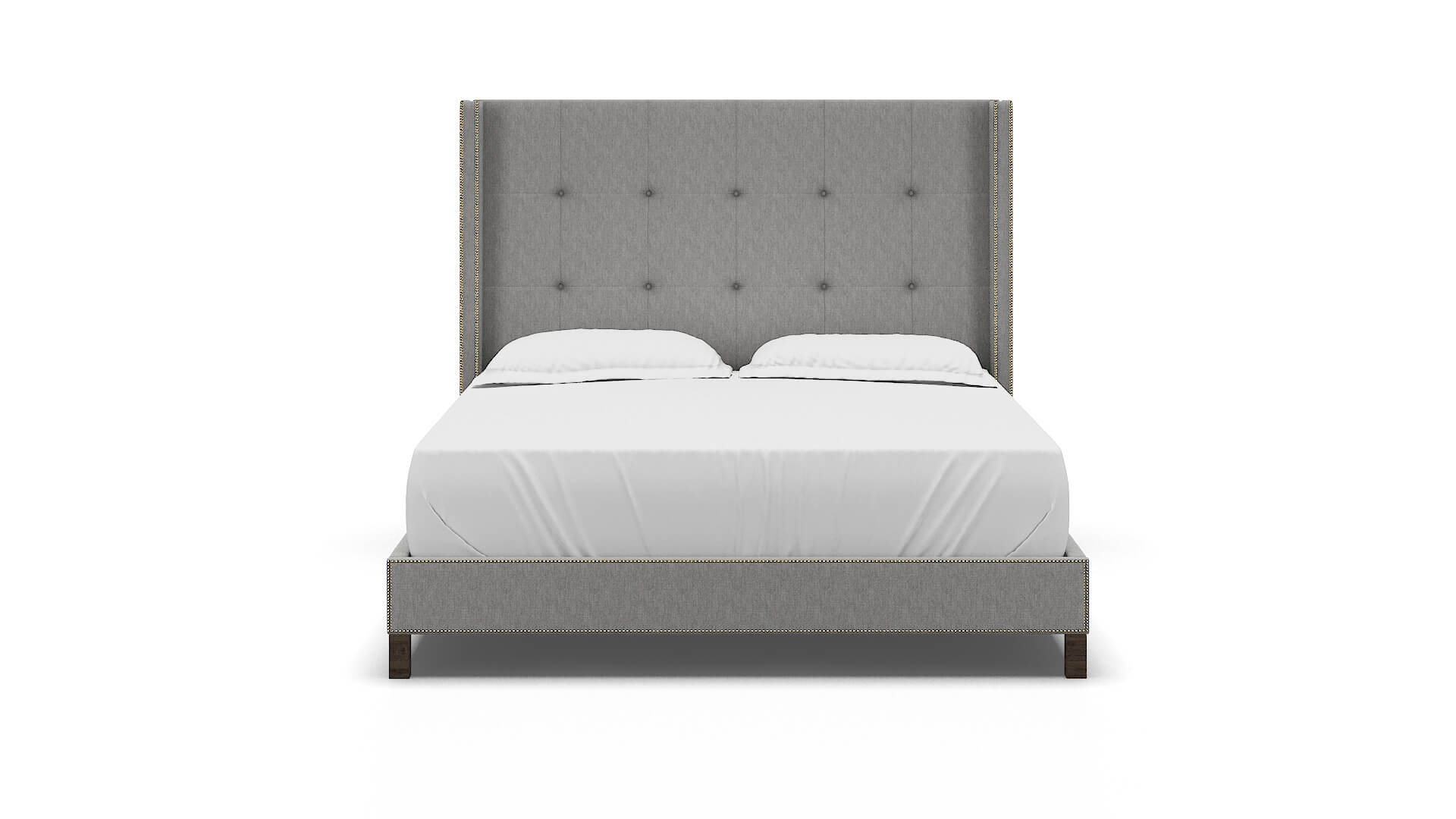 Elias Cosmo Steel Bed King espresso legs 1