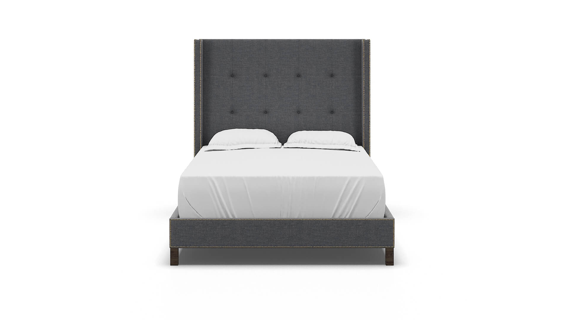 Elias Lana Onyx Bed espresso legs 1