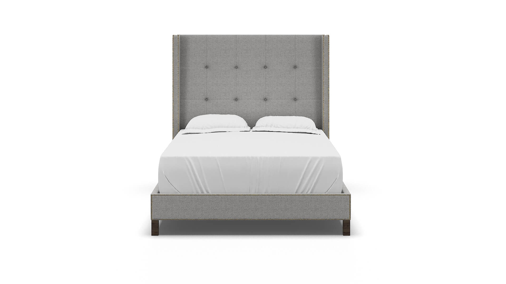 Elias Malibu Dove Bed espresso legs 1