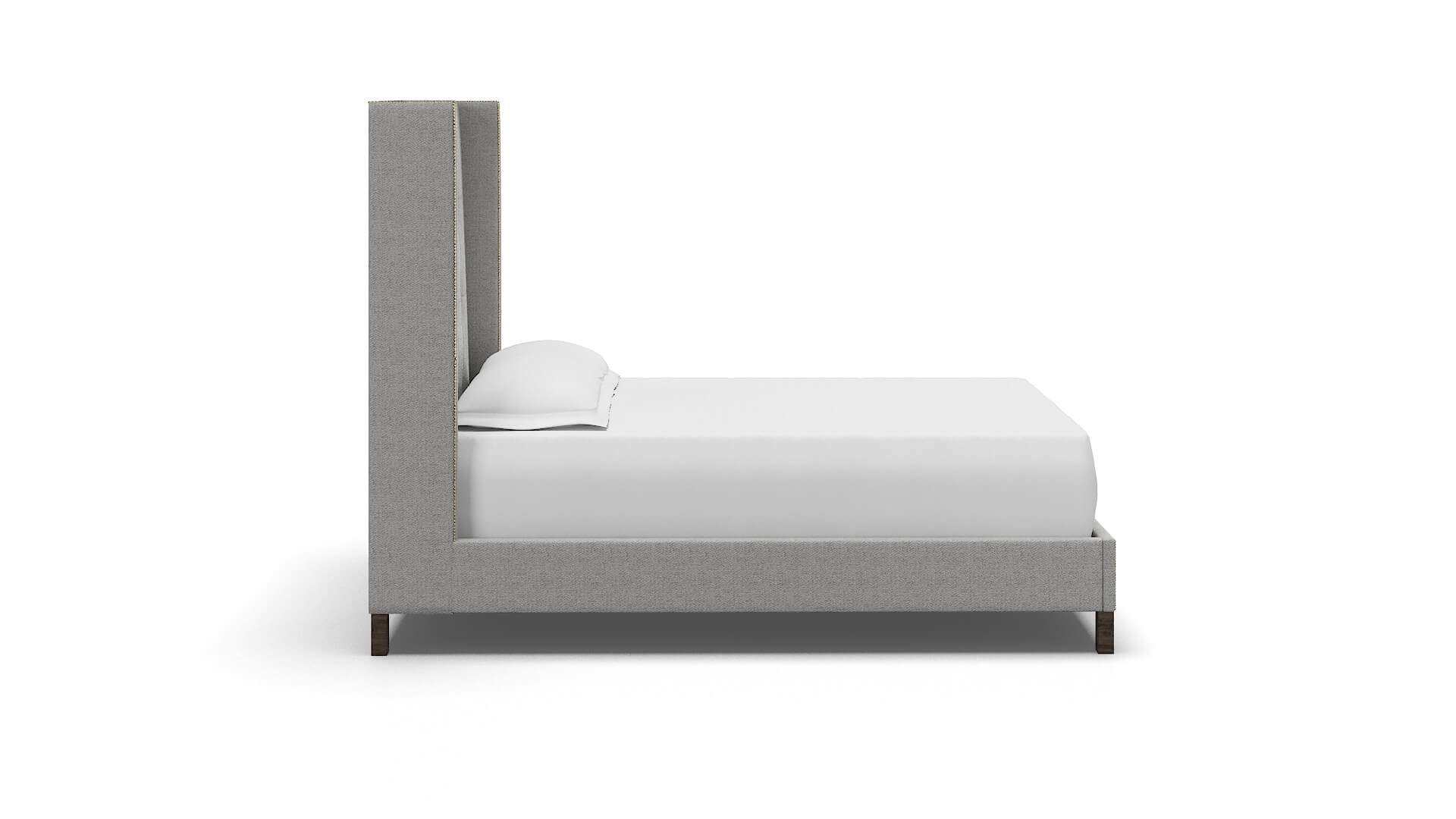 Elias Malibu Dove Bed espresso legs 3