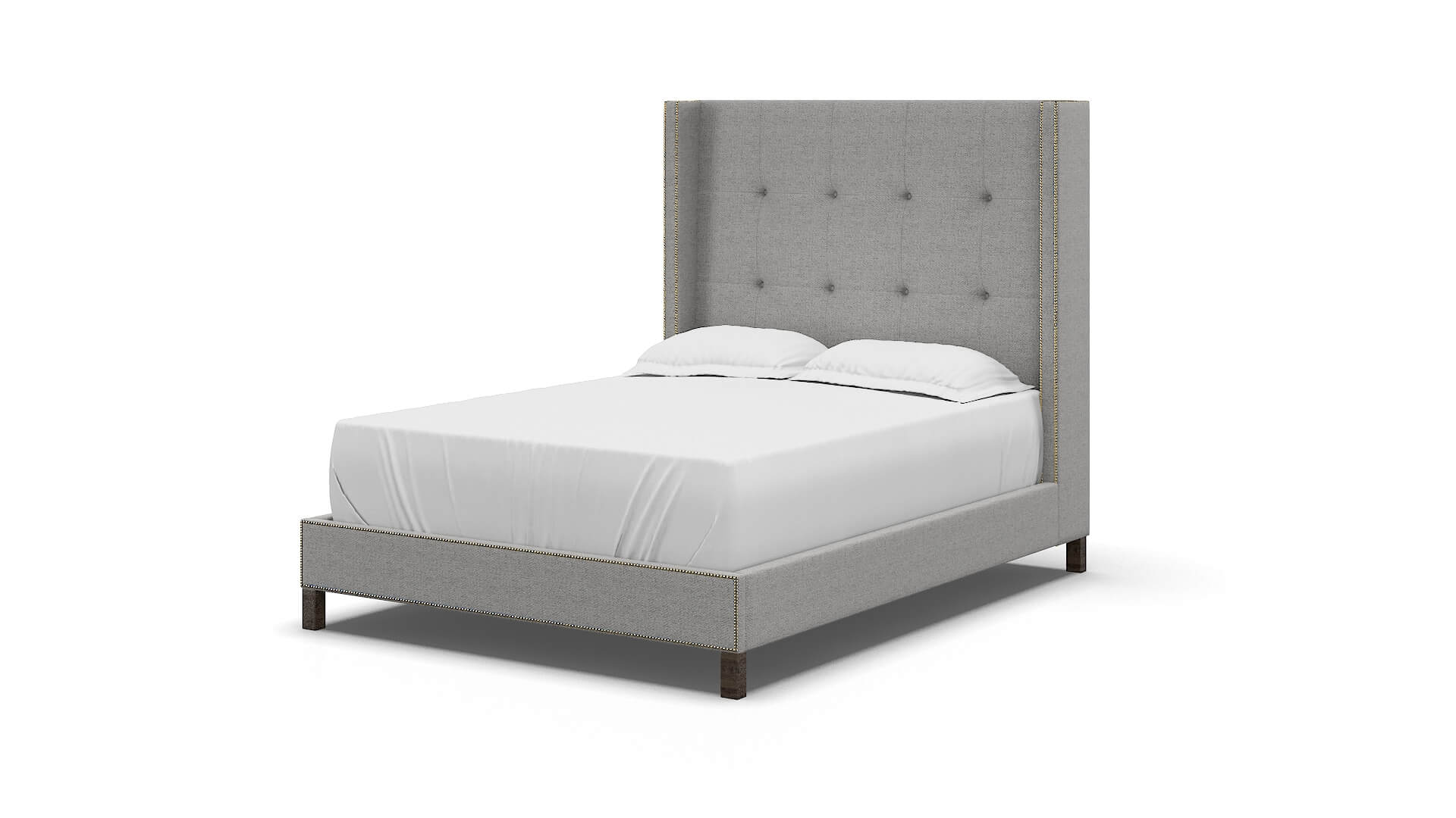 Elias Malibu Dove Bed espresso legs 5