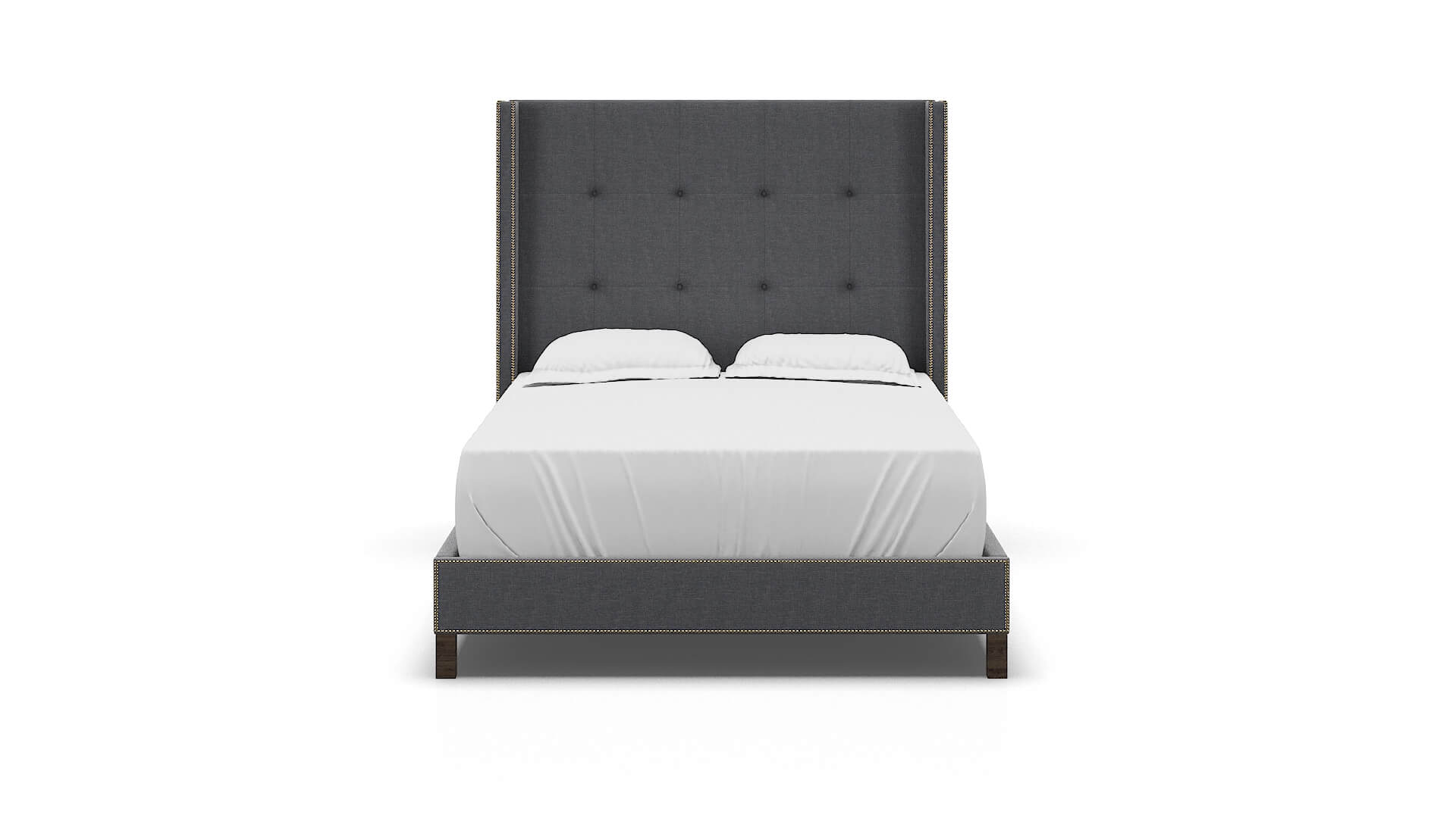 Elias Notion Graphite Bed espresso legs 1